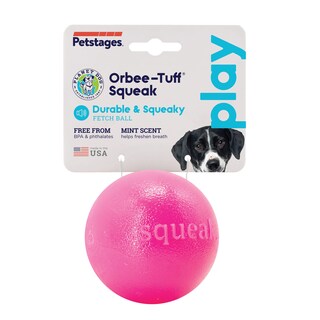 Foto 7 | Bola Chirriante Dog Fetch Toy Outward Hound Orbee-tuff, Rosa - Venta Internacional.