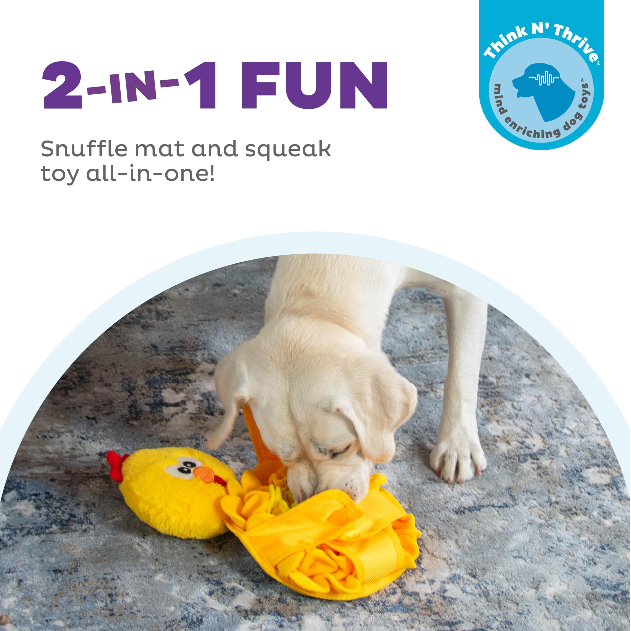 Foto 2 | Tapete Interactivo Con Forma De Rompecabezas Para Perros De Peluche Outward Hound - Venta Internacional.