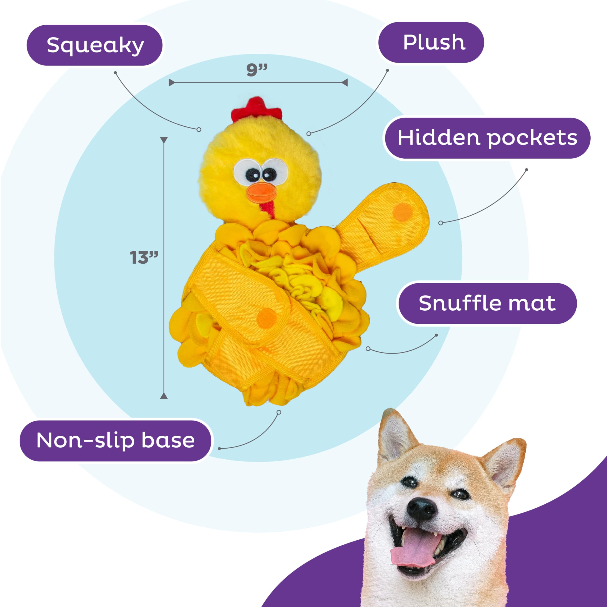Foto 4 pulgar | Tapete Interactivo Con Forma De Rompecabezas Para Perros De Peluche Outward Hound - Venta Internacional.