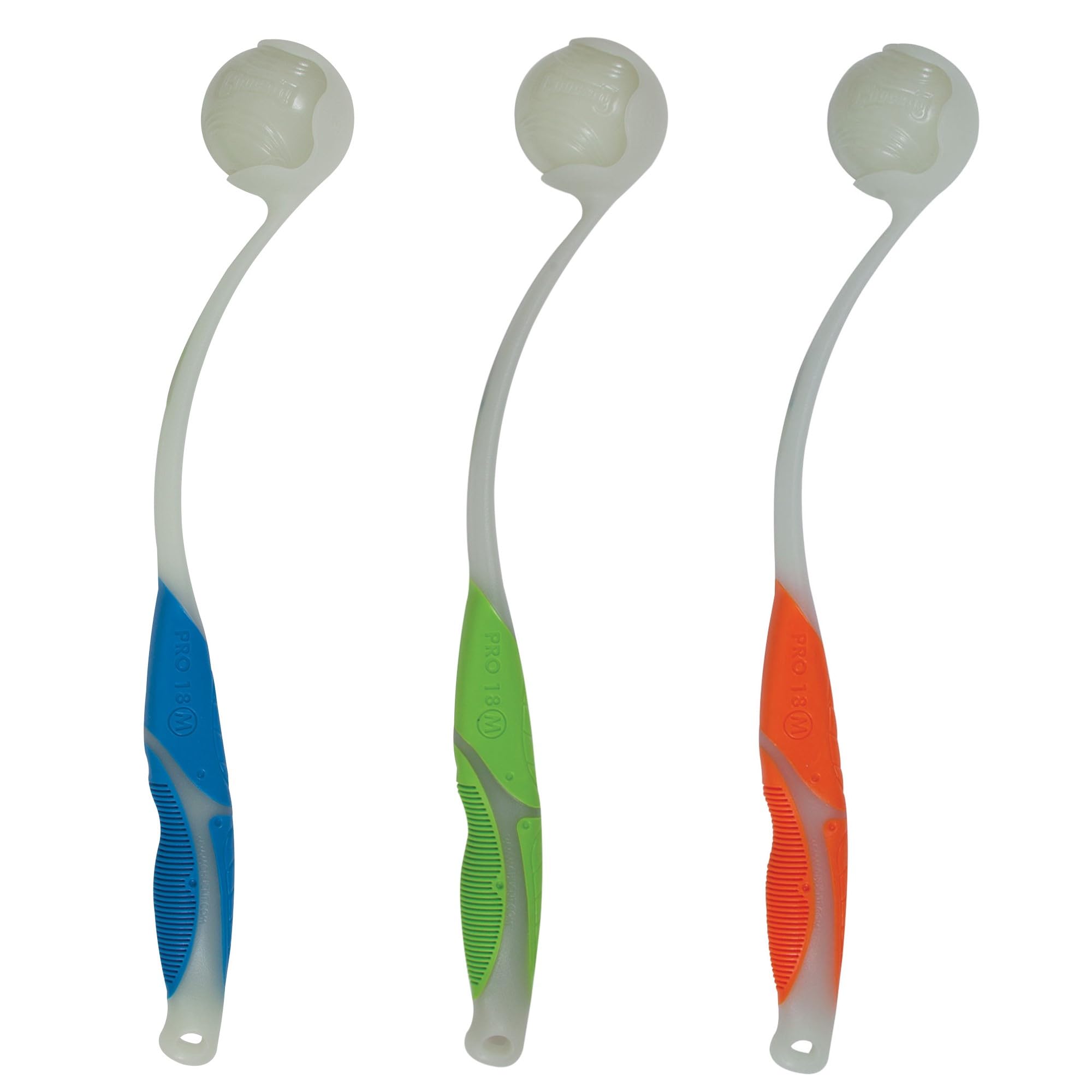 Foto 3 pulgar | Lanzador De Pelotas Para Perros Chuckit! Pro 18 M Max Glow Con Bola Mediana - Venta Internacional.