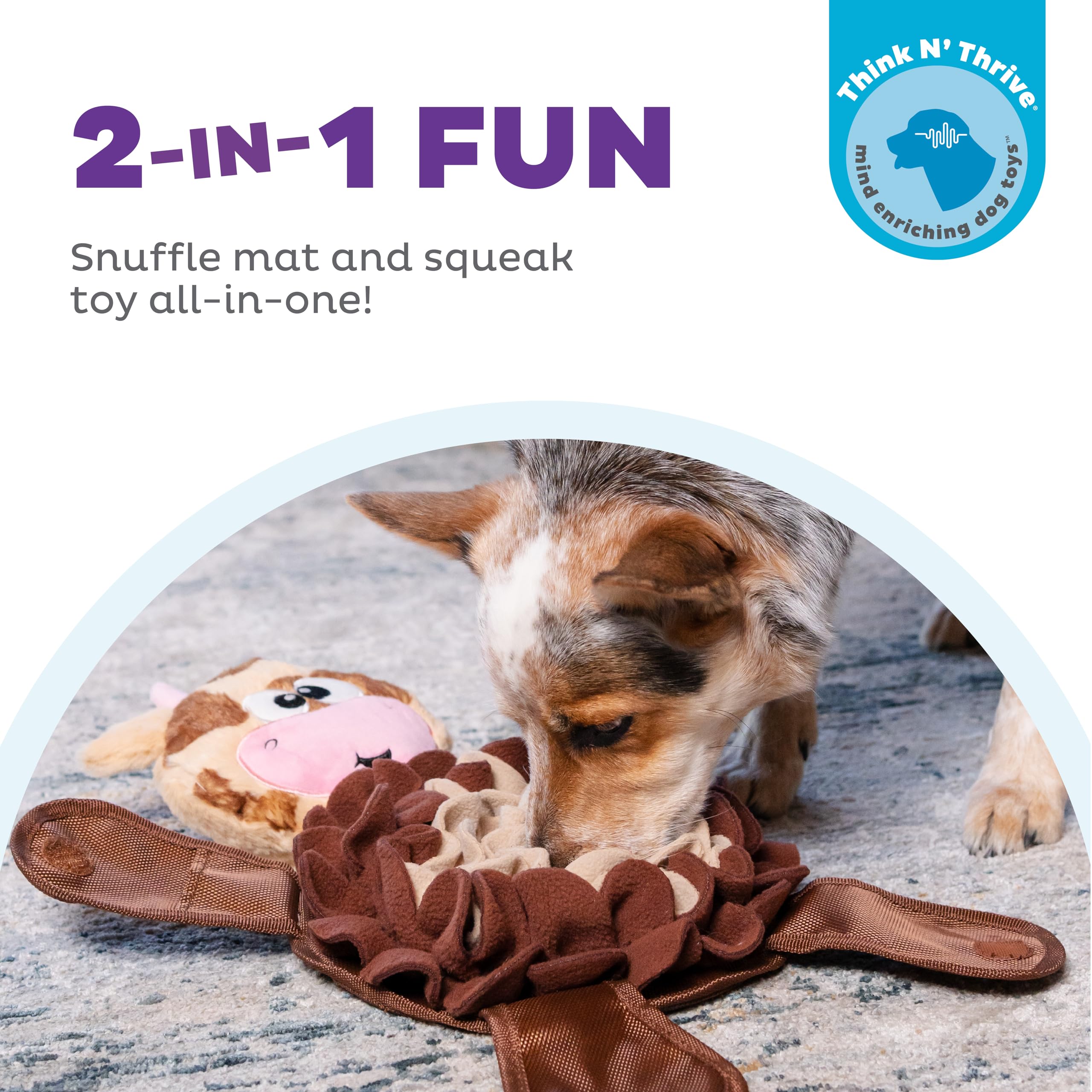 Foto 3 pulgar | Colchoneta Interactiva Para Perros De Peluche Y Rompecabezas Outward Hound - Venta Internacional.