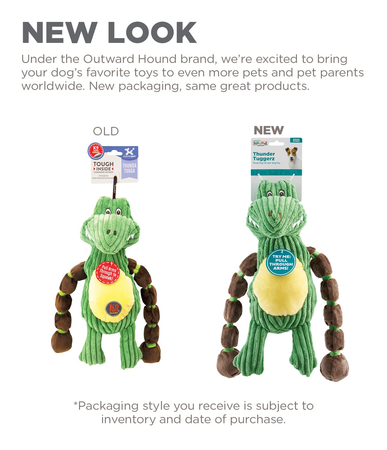 Foto 7 pulgar | Juguete De Peluche Outward Hound Thunda Tugga Gator Plush Squeaky - Venta Internacional.