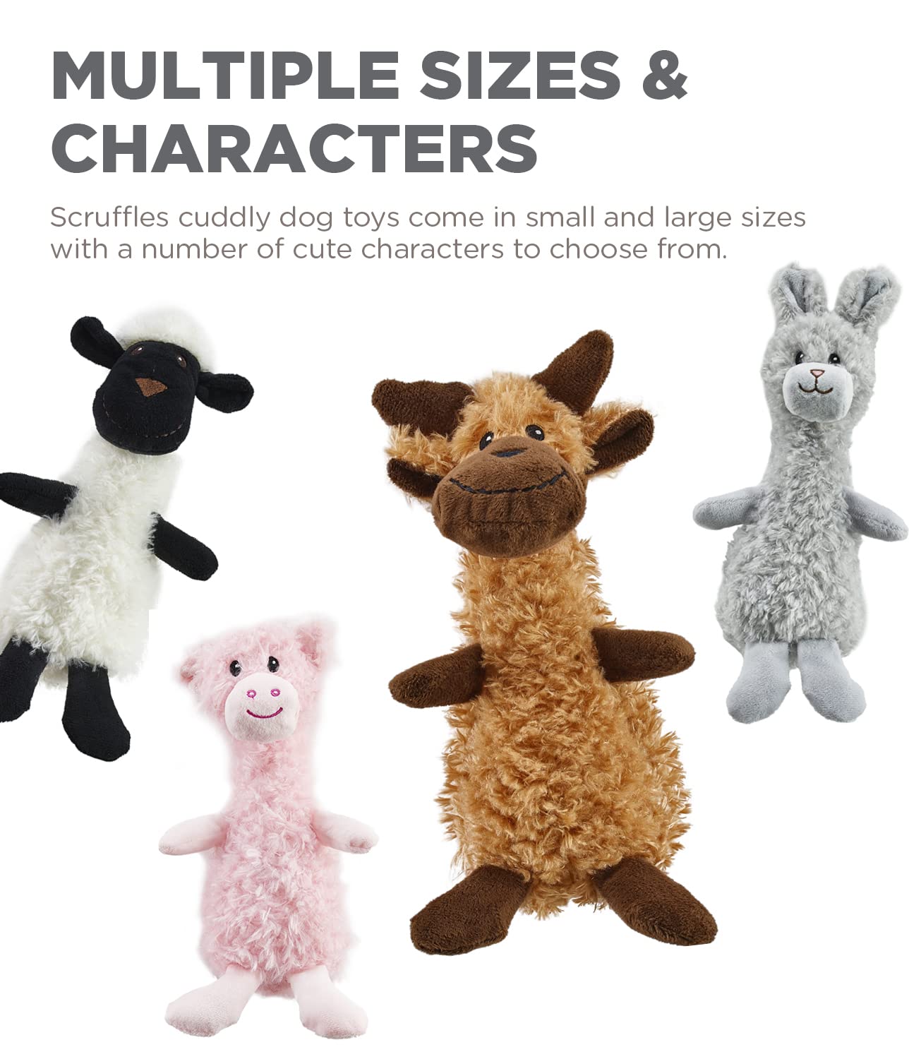 Foto 7 pulgar | Juguete De Peluche Outward Hound Charming Pet Scruffles Bunny - Venta Internacional.