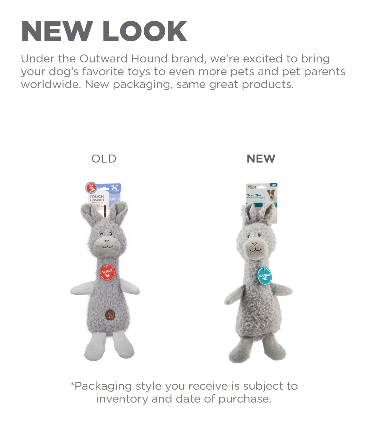 Foto 8 pulgar | Juguete De Peluche Outward Hound Charming Pet Scruffles Bunny - Venta Internacional.