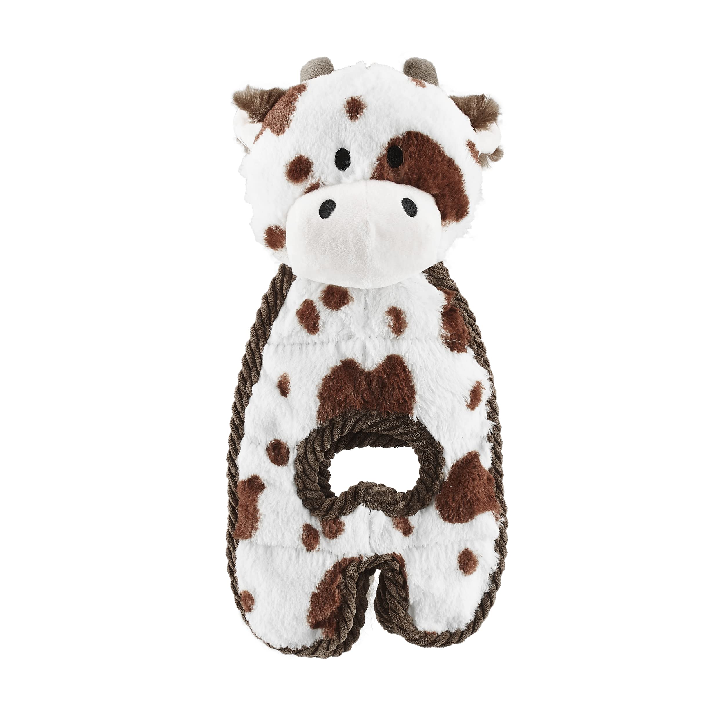 Juguete De Peluche Chirriante Para Perros Outward Hound, Abrazando A Una Vaca - Venta Internacional.