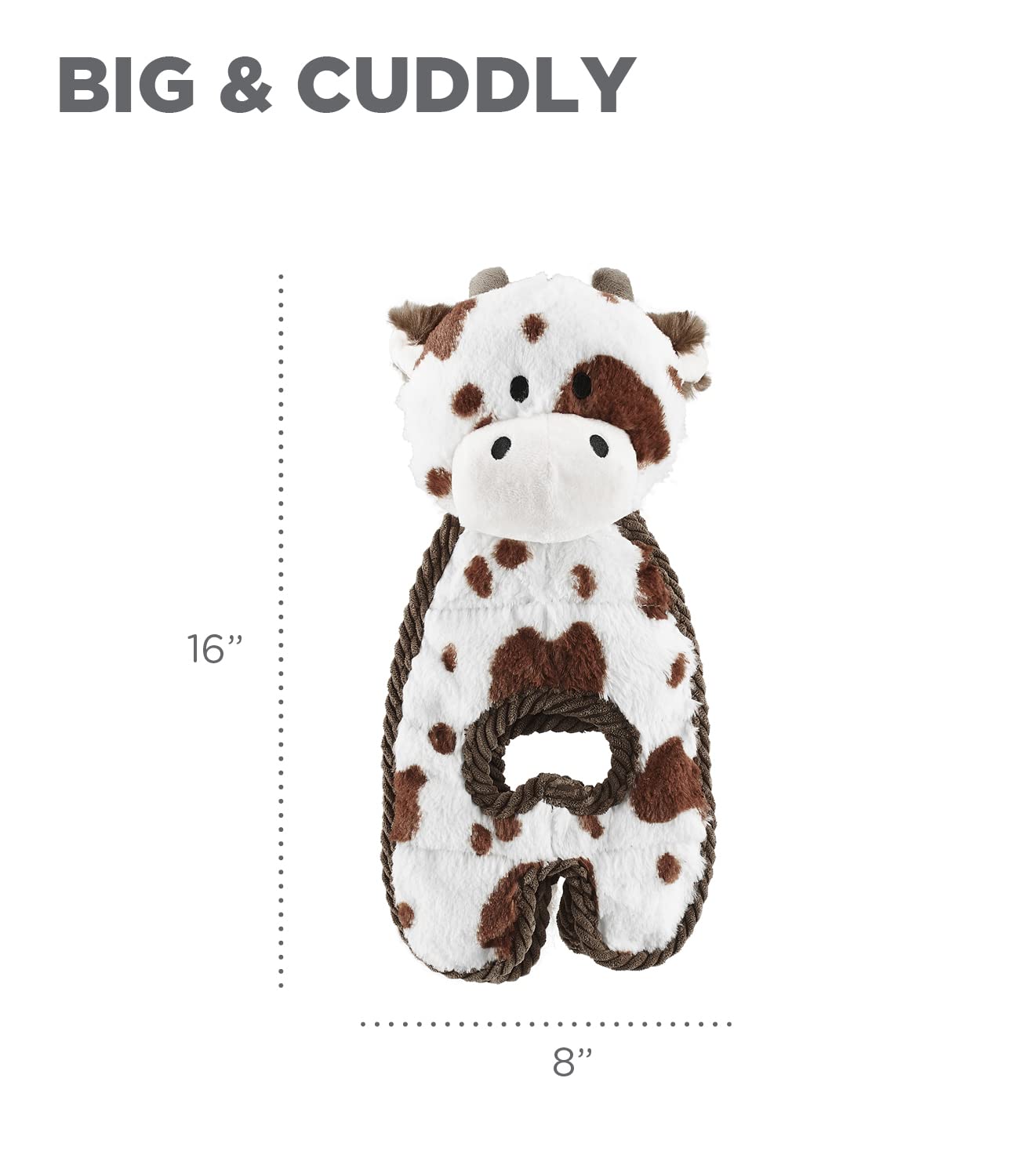 Foto 7 | Juguete De Peluche Chirriante Para Perros Outward Hound, Abrazando A Una Vaca - Venta Internacional.