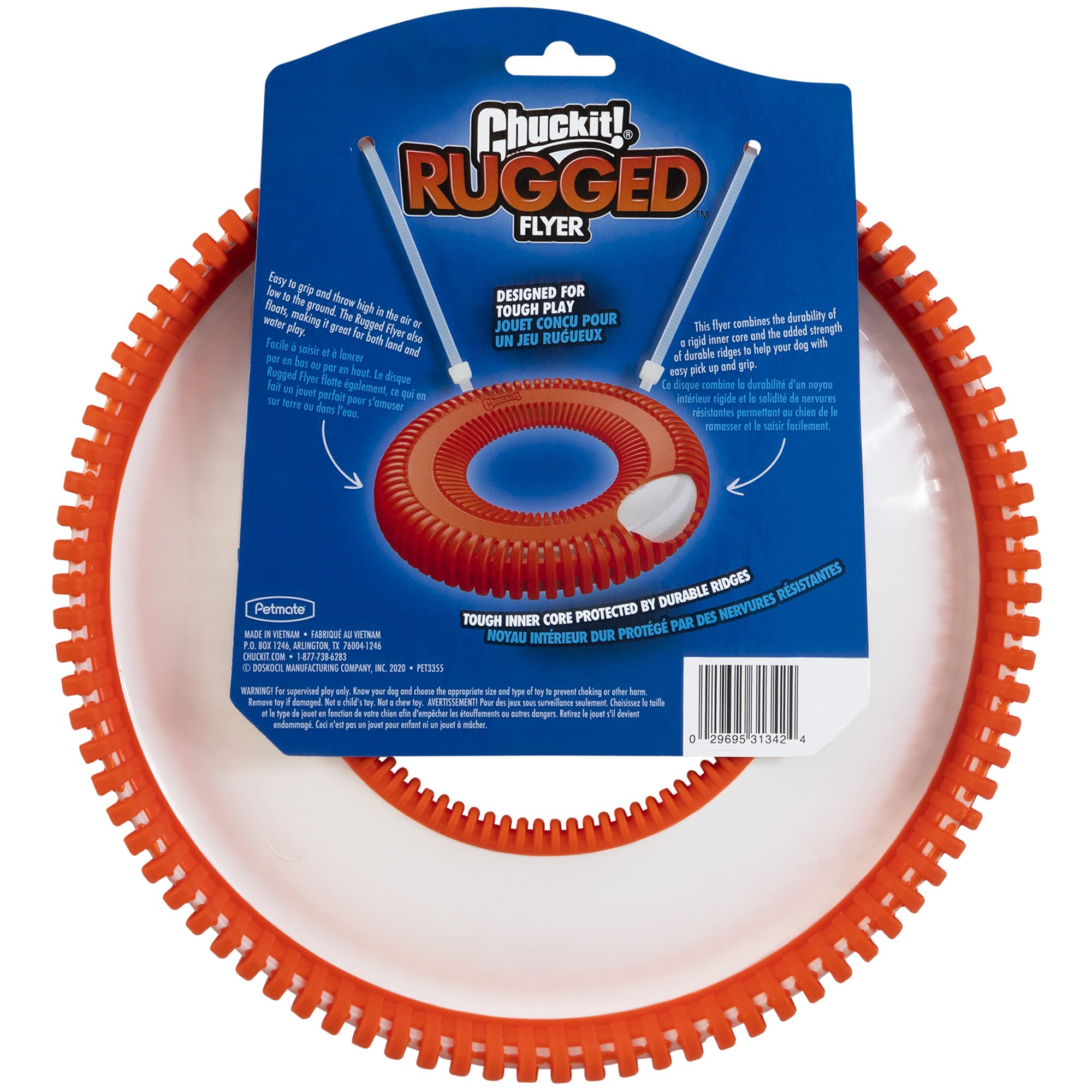 Foto 4 pulgar | Juguete Para Perros Chuckit! Rugged Flyer, Tamaño Mediano, Varios Colores - Venta Internacional.