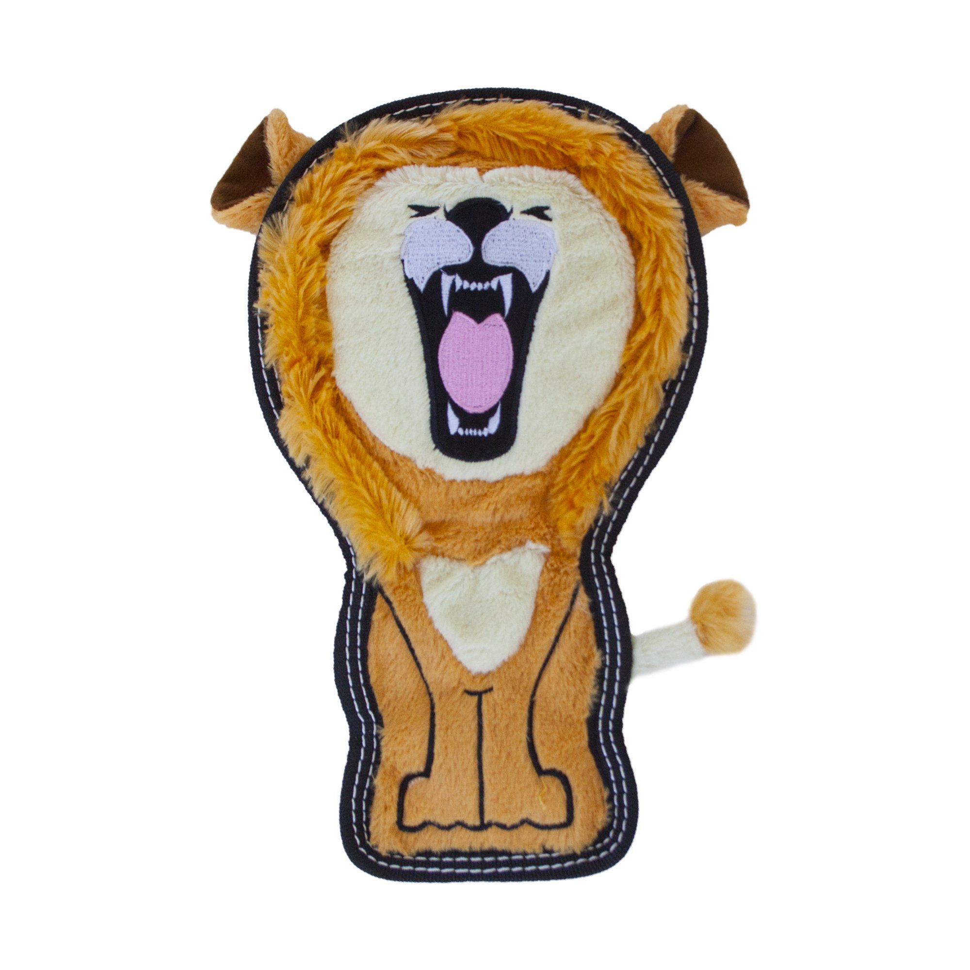 Juguete De Peluche Para Perros Outward Hound Tough Seamz Lion, Tamaño Mediano - Venta Internacional.