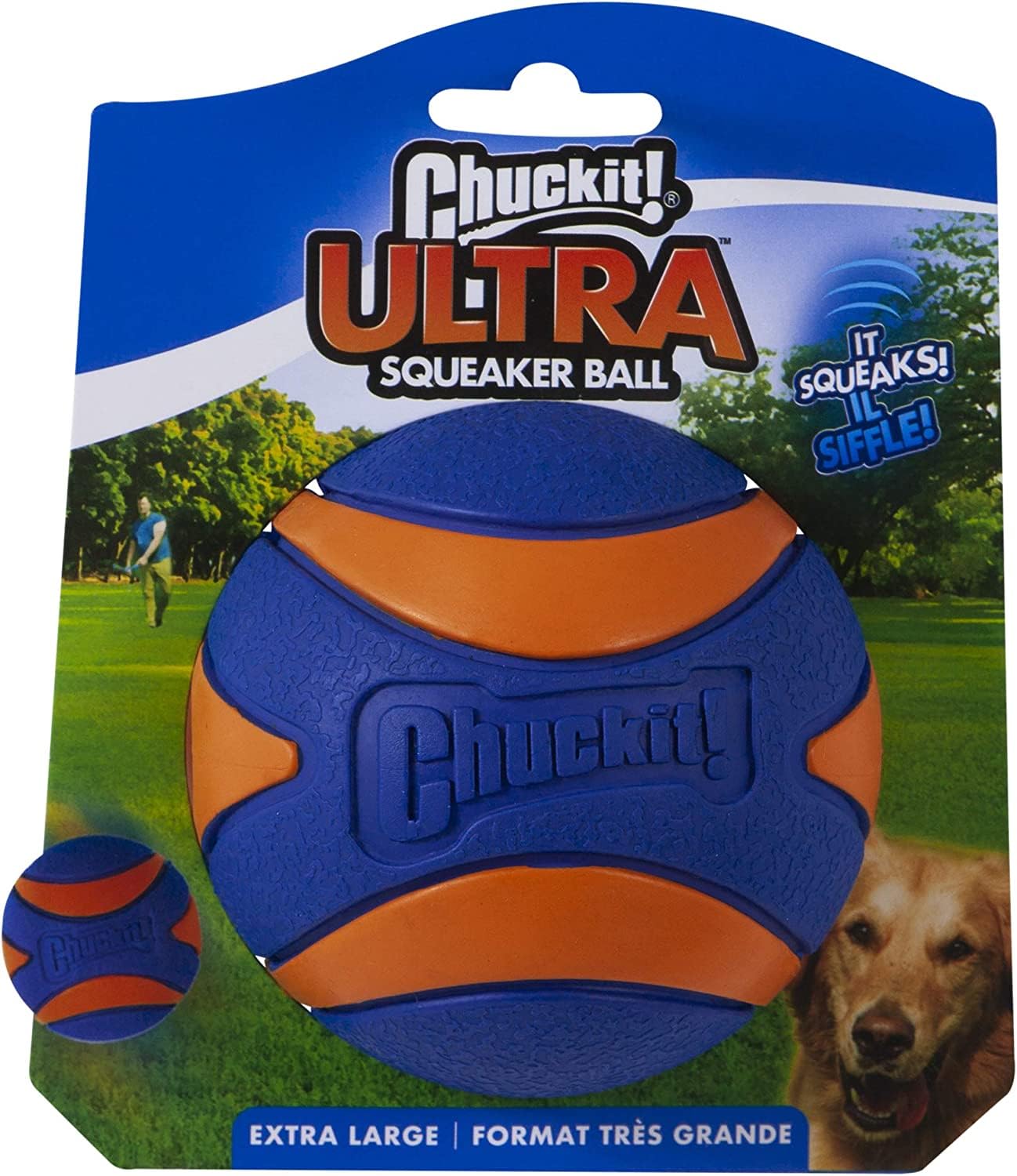 Foto 2 pulgar | ¡dog Ball Chuckit! Ultra Squeaker, Extra Grande, Para Más De 45 Kg - Venta Internacional.