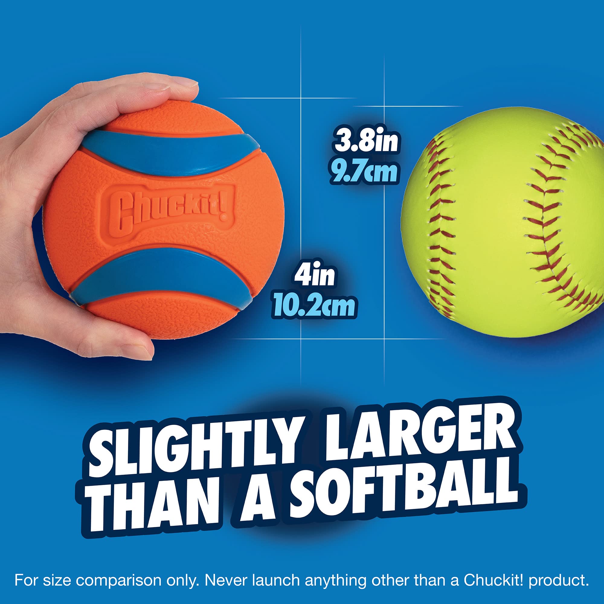 Foto 5 pulgar | Juguete Para Perros Chuckit Ultra Ball Xxl Para Razas De Más De 45 Kg, Paquete De 1 - Venta Internacional.