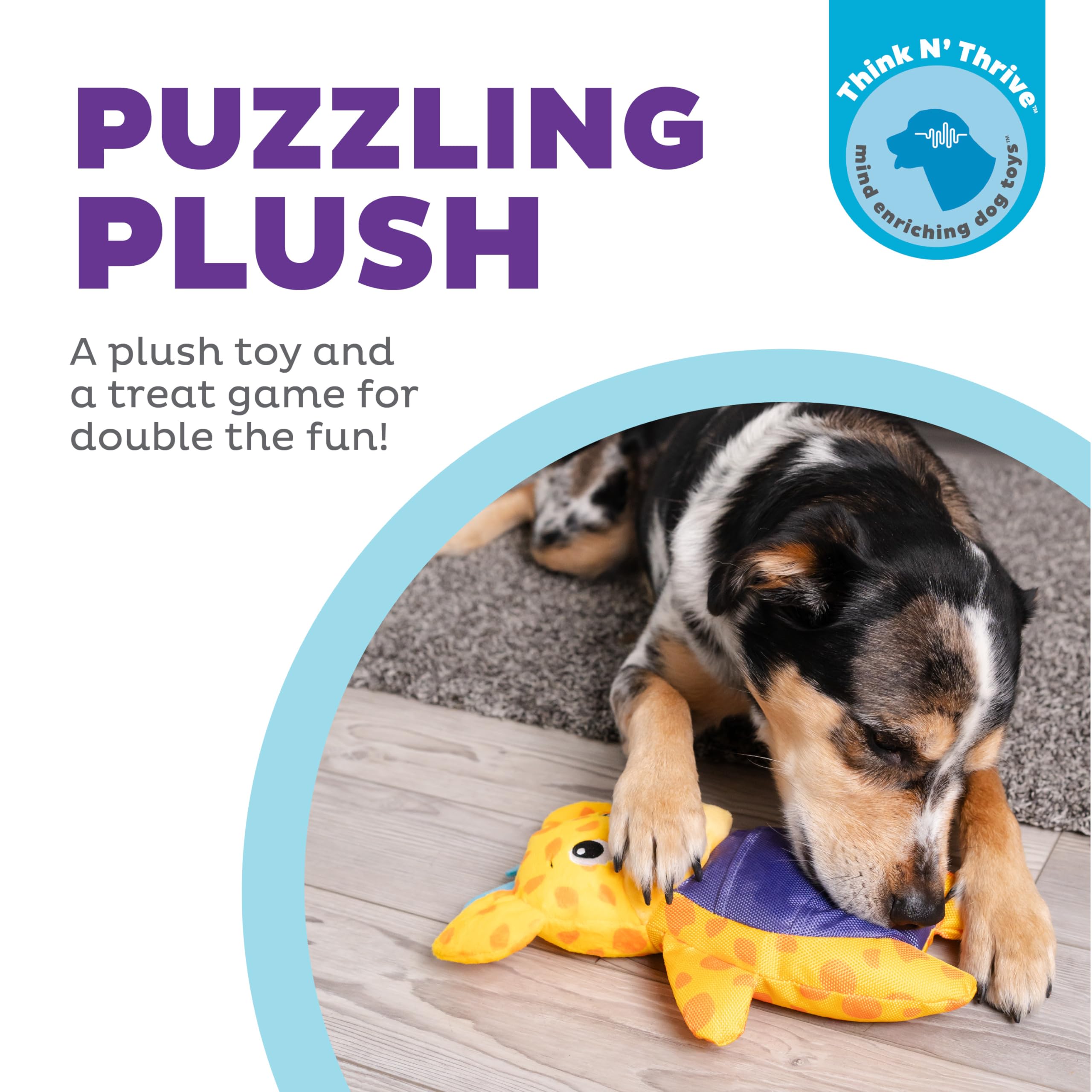 Foto 3 pulgar | Puzle Interactivo Para Perros De Peluche Outward Hound Nina Ottosson - Venta Internacional.