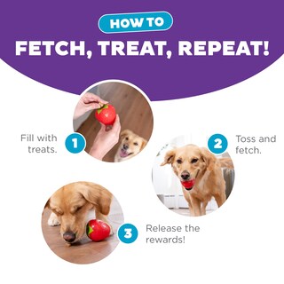 Foto 5 | Juguete Masticable Para Perros Outward Hound Foodies, Zanahoria, Fresa, Rosa - Venta Internacional.