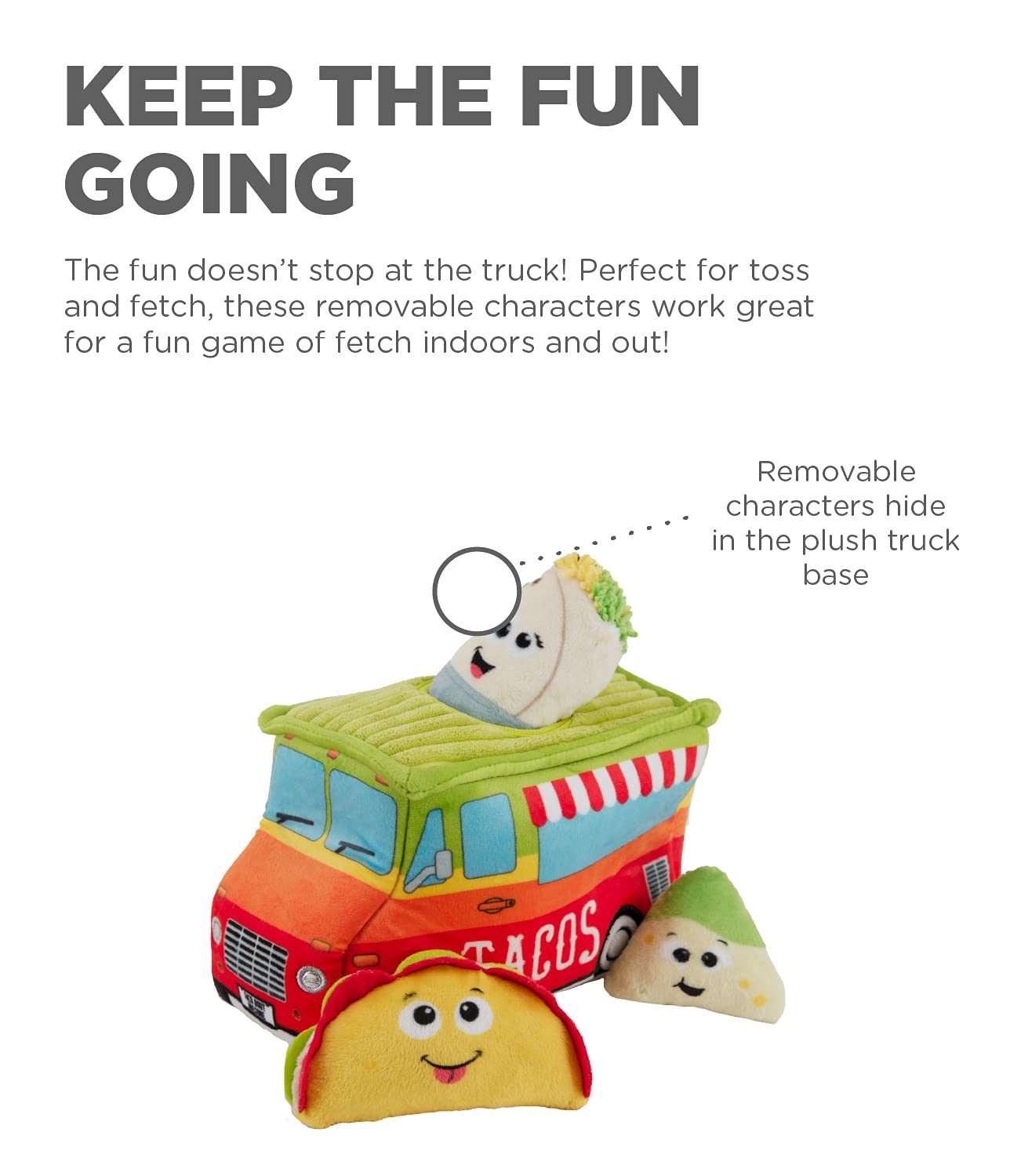 Foto 3 | Puzzle De Peluche Outward Hound Hide A Taco - Venta Internacional.