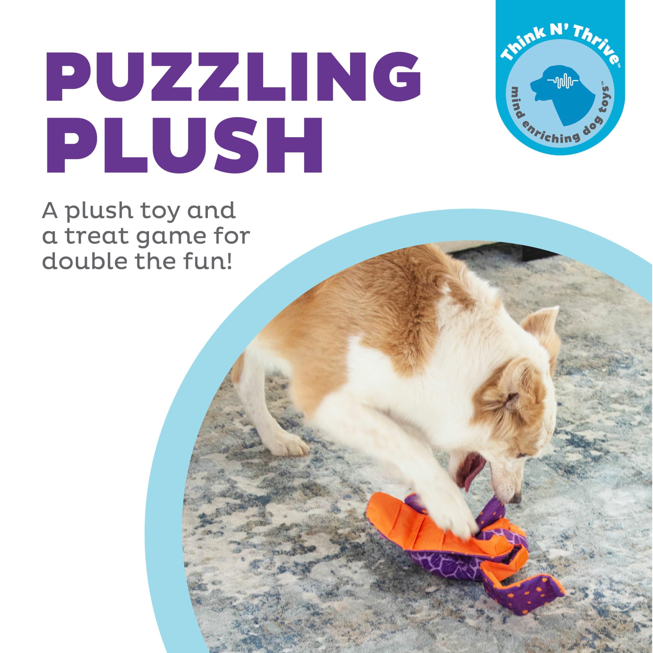 Foto 3 pulgar | Puzzle Para Perros Outward Hound Nina Ottosson Silly Legz De Peluche - Venta Internacional.