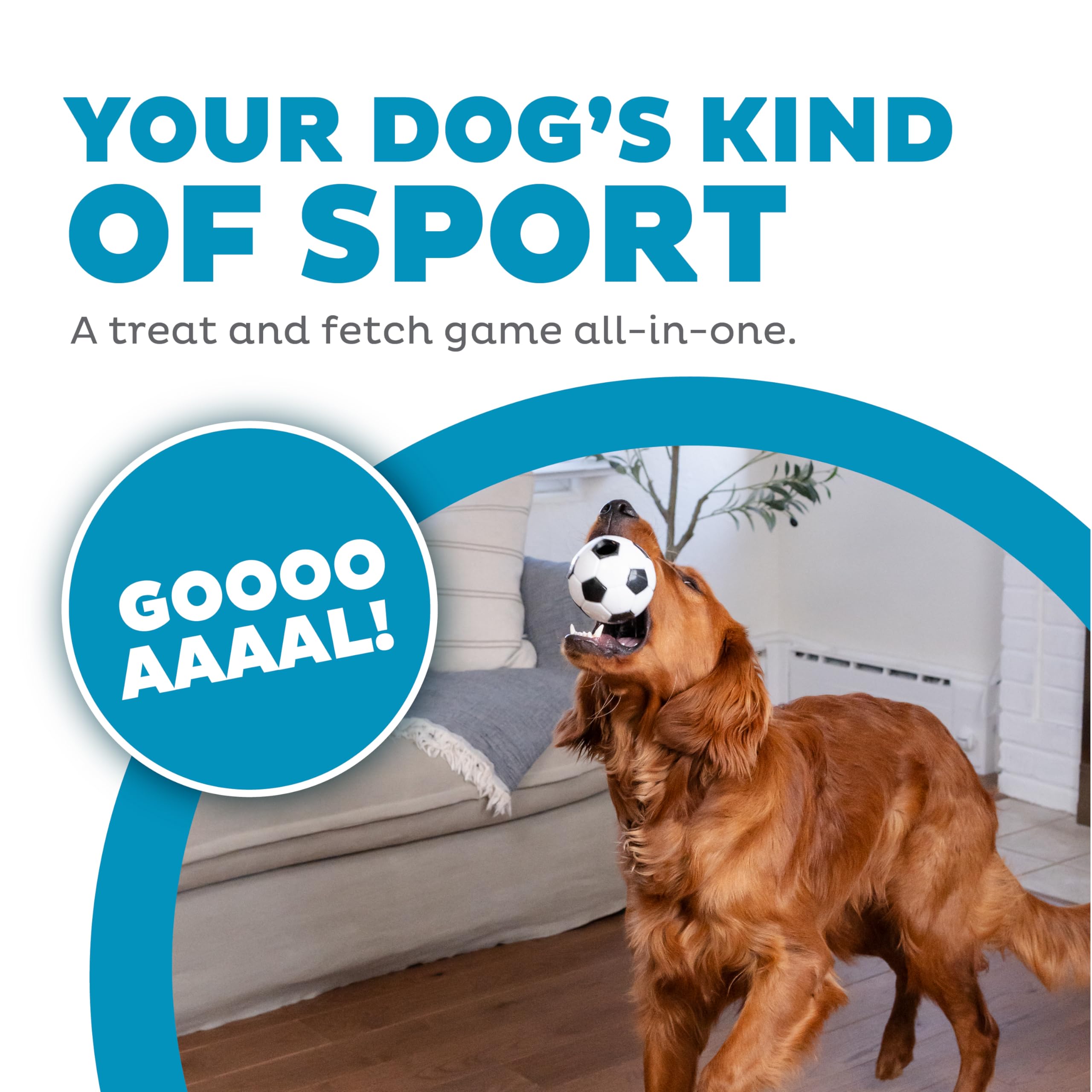 Foto 4 pulgar | Dog Toy Outward Hound Sport Ballz, Dispensador De Balones De Fútbol - Venta Internacional.