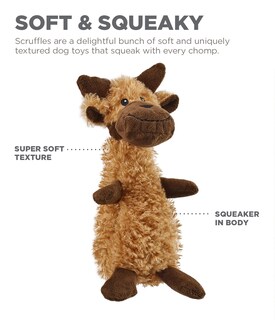 Foto 3 | Juguete De Peluche Para Perros Outward Hound Scruffles Moose, Tamaño Grande - Venta Internacional.