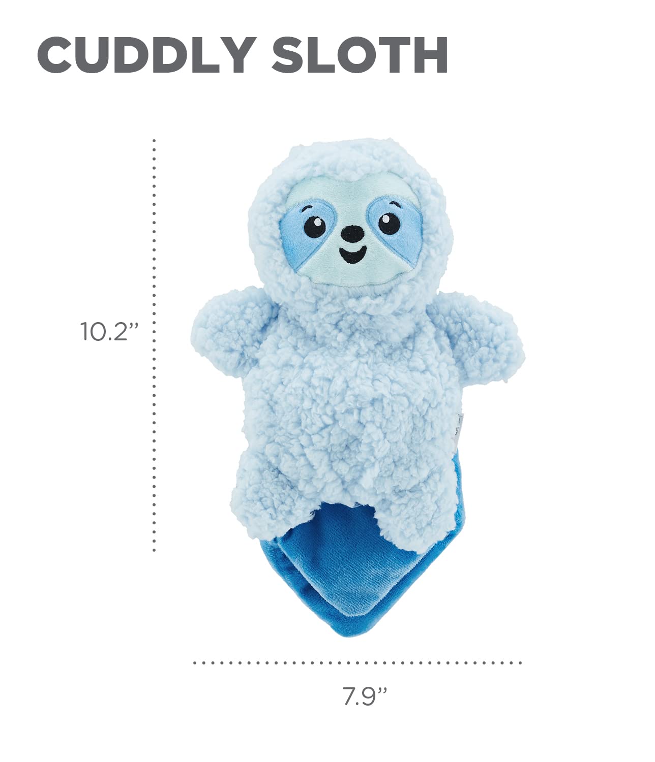 Foto 7 pulgar | Juguete Para Perros Pequeños Blanket Buddy Outward Hound Blue Sloth - Venta Internacional.