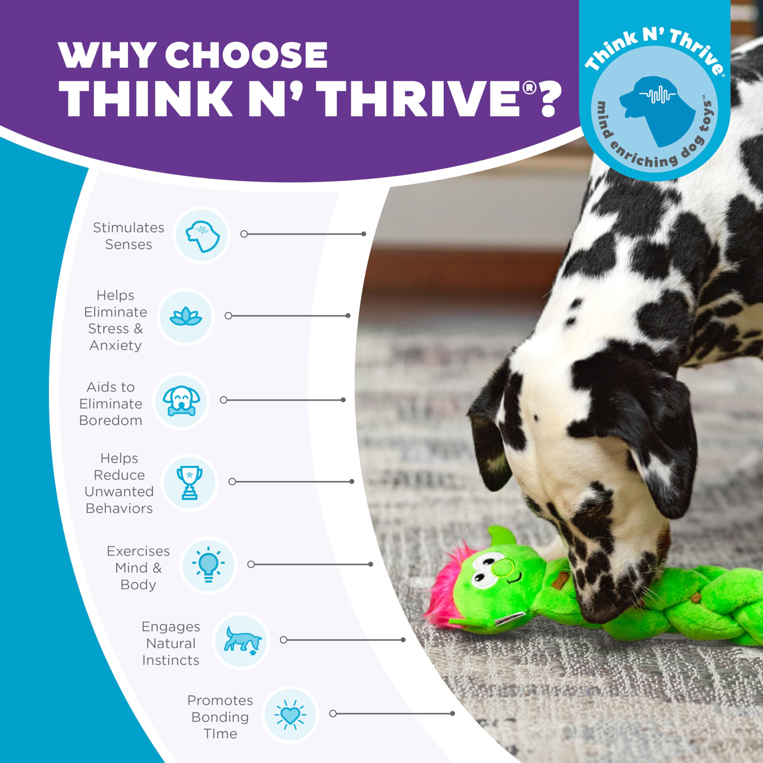 Foto 7 pulgar | Puzzle Para Perros Outward Hound Nina Ottosson Twistiez De Peluche - Venta Internacional.