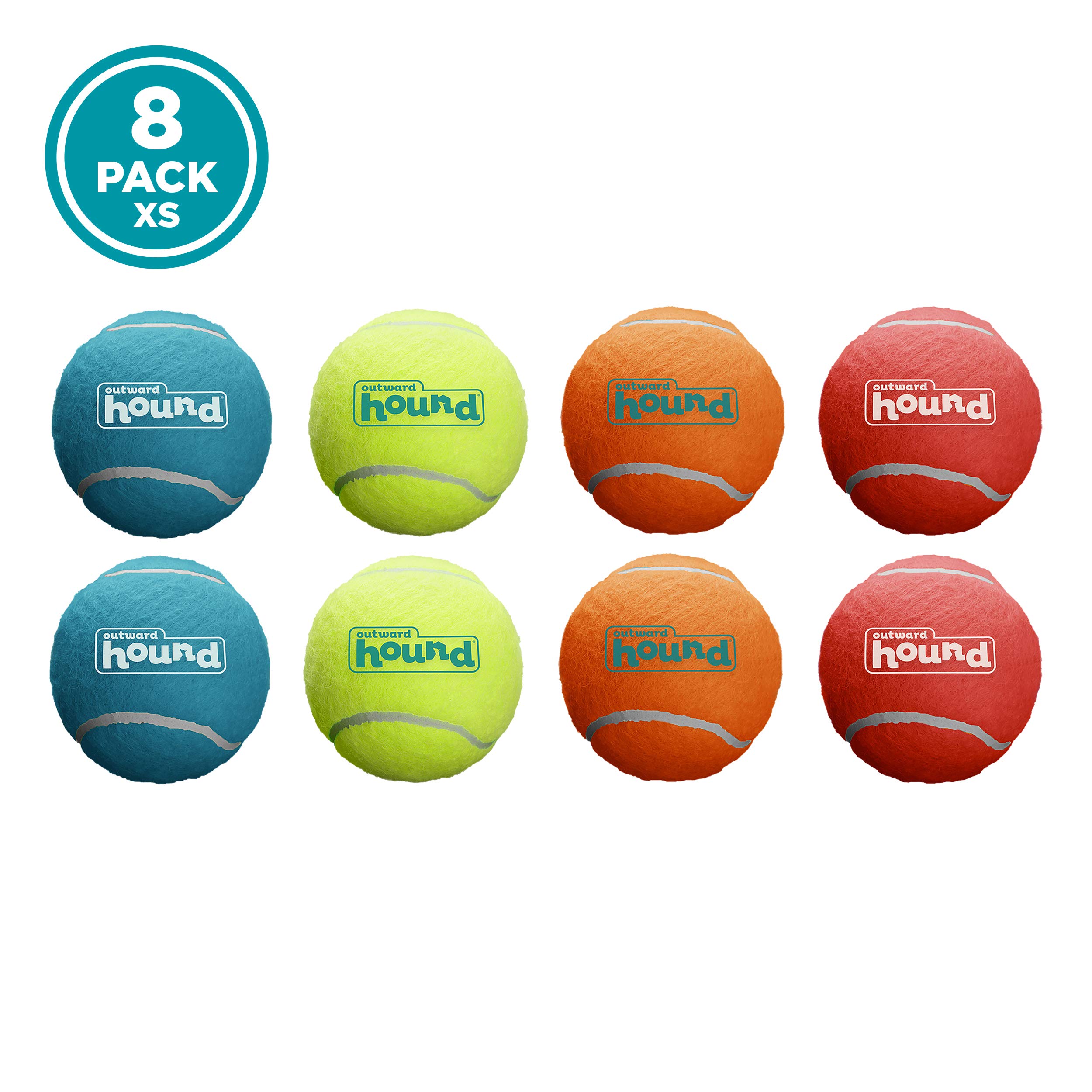 Foto 7 pulgar | Juguete Para Perros Outward Hound Squeaker Ballz Fetch Xs, Paquete De 8 - Venta Internacional.