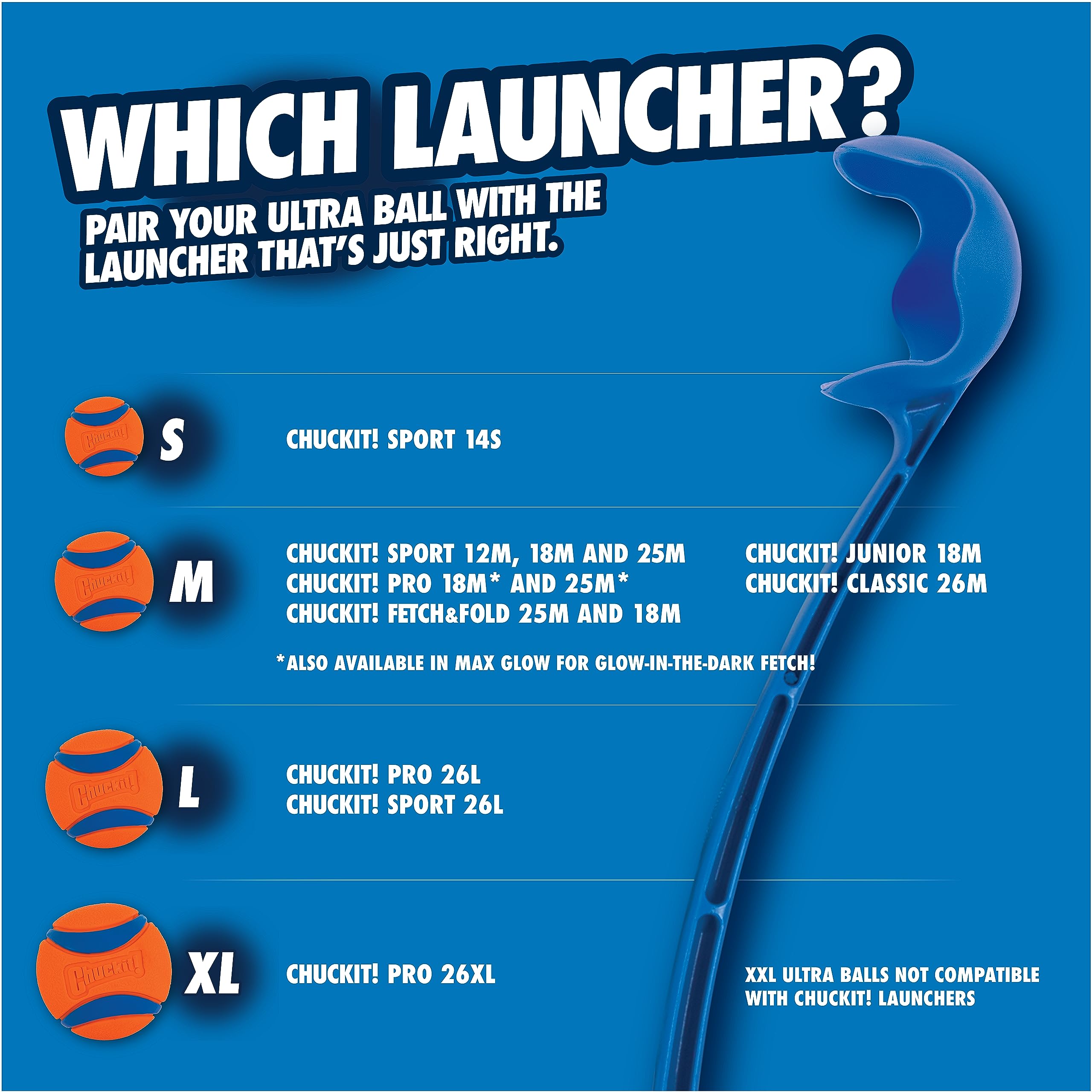 Foto 5 pulgar | Lanzador De Pelotas Para Perros Chuckit! Pro 18 M Con Pelota Mediana Para 9 A 27 Kg - Venta Internacional.