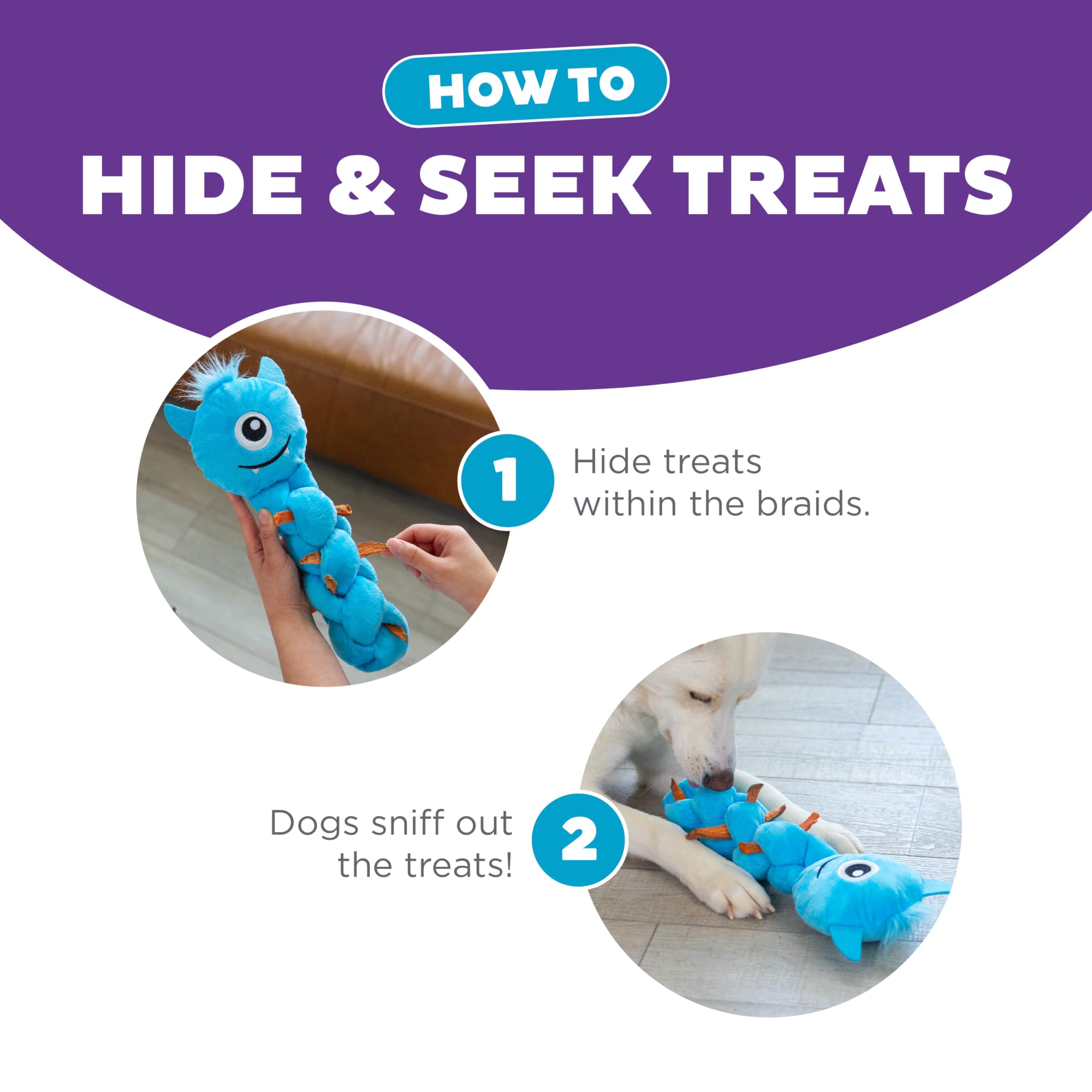 Foto 4 | Puzle Interactivo De Golosinas De Peluche Para Perros Outward Hound Twistiez - Venta Internacional.