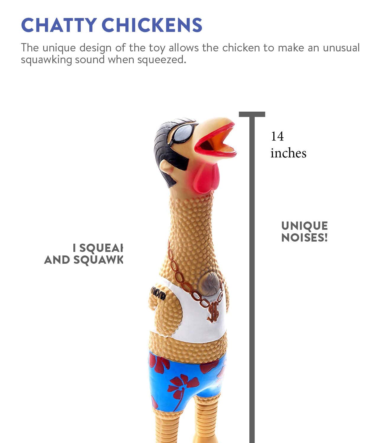 Foto 3 pulgar | Juguete Interactivo Para Perros Outward Hound Squawkers Earl Chicken - Venta Internacional.