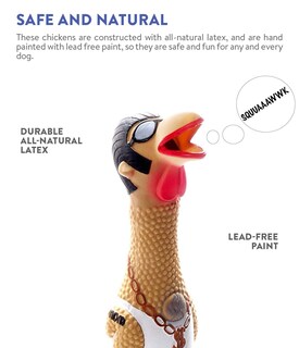 Foto 3 | Juguete Interactivo Para Perros Outward Hound Squawkers Earl Chicken - Venta Internacional.