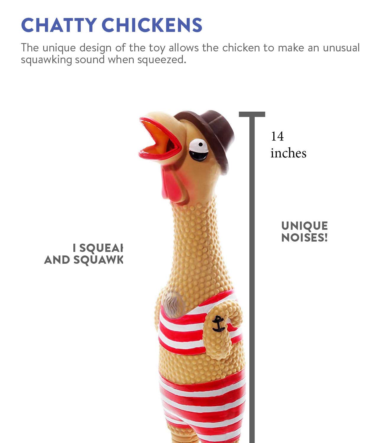 Foto 3 pulgar | Juguete Interactivo Para Perros Outward Hound Charming Pet Squawkers - Venta Internacional.