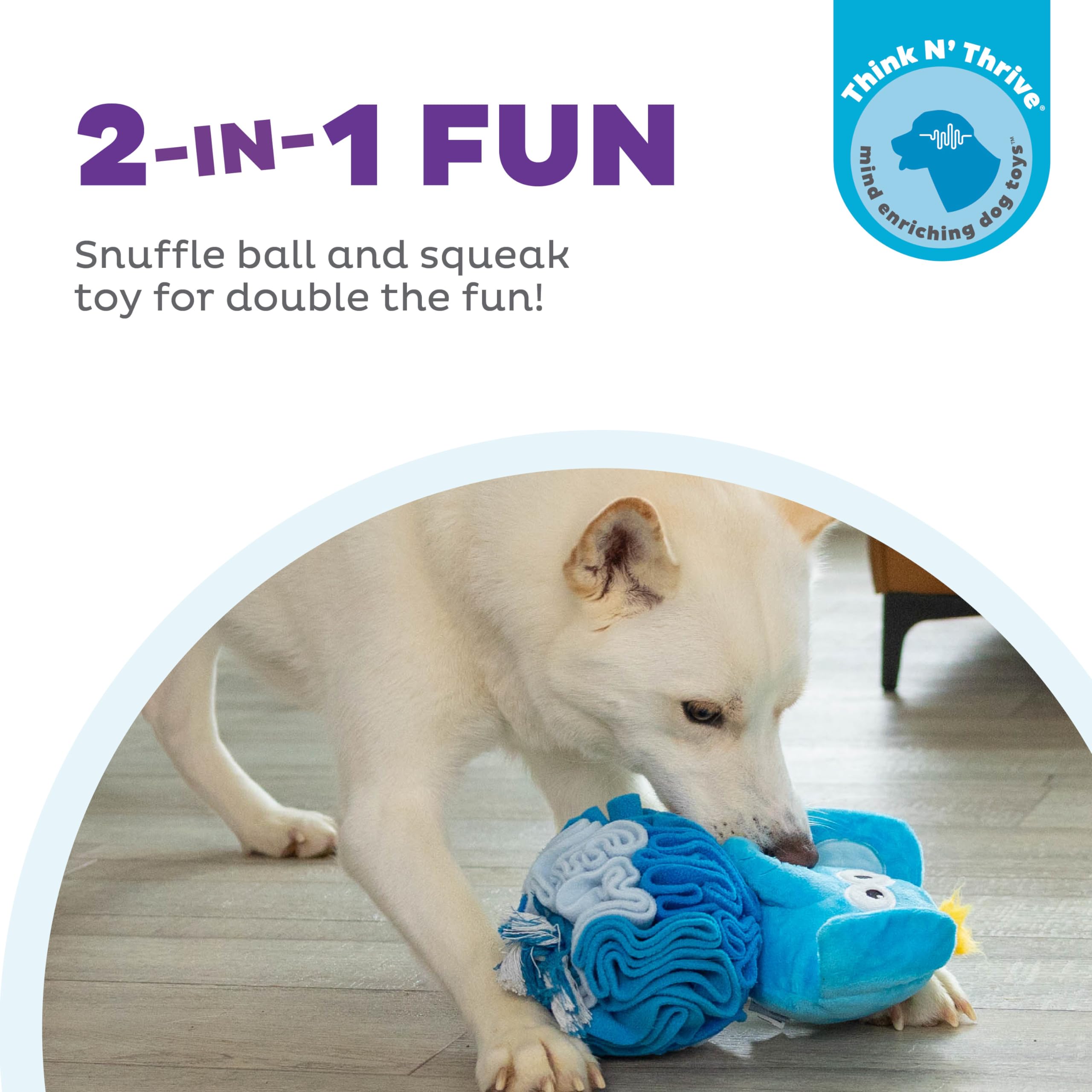 Foto 3 pulgar | Puzzle Para Perros Outward Hound Nina Ottosson Snuffle Ball Elephant - Venta Internacional.
