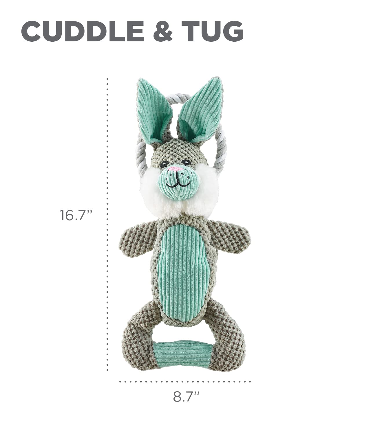 Foto 7 pulgar | Juguete De Peluche Interactivo Outward Hound Scrunch Bunny - Venta Internacional.