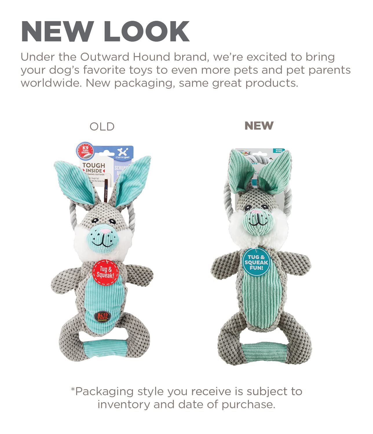 Foto 7 | Juguete De Peluche Interactivo Outward Hound Scrunch Bunny - Venta Internacional.