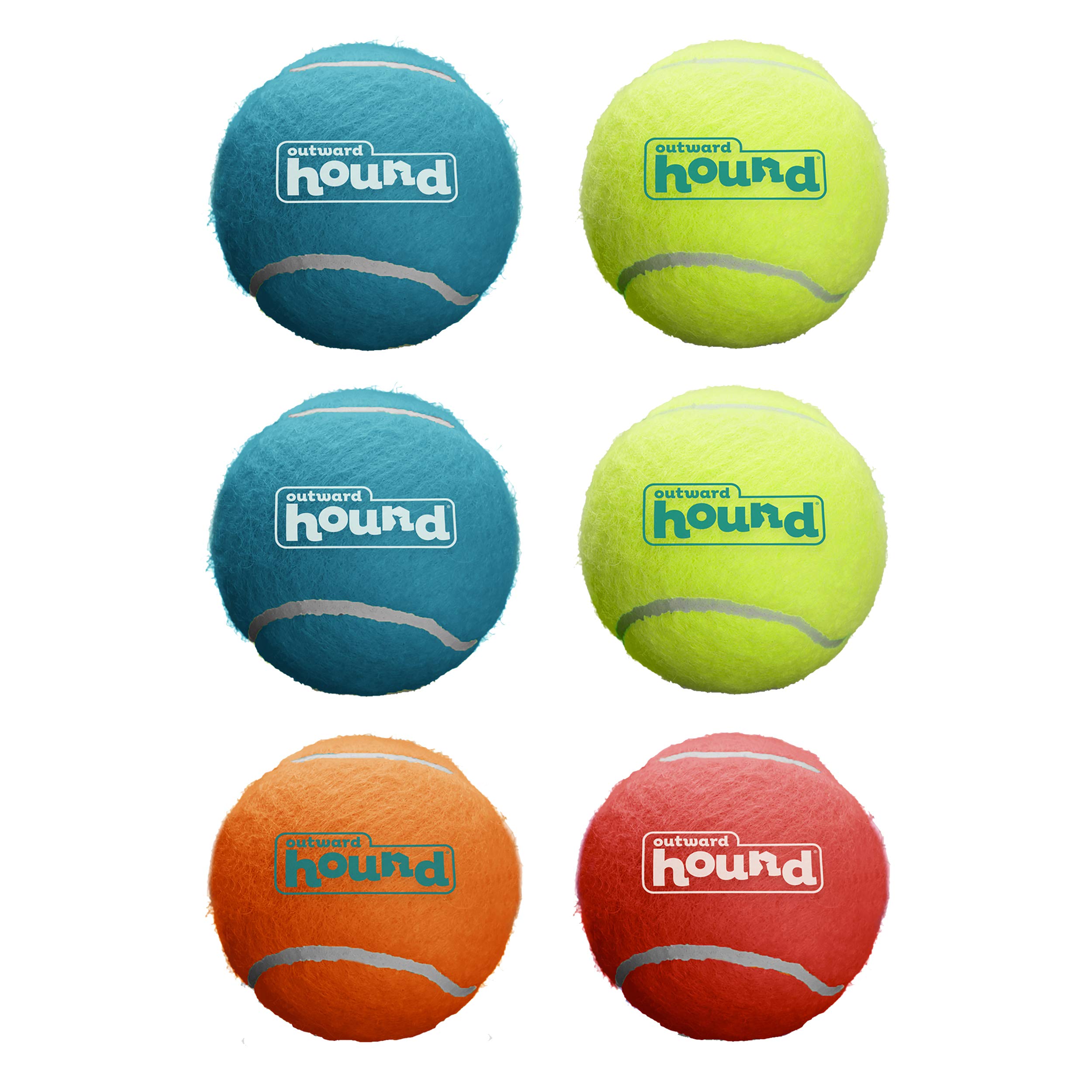 Foto 2 pulgar | Juguete Para Perros Outward Hound Squeaker Ballz Fetch, Tamaño Mediano, Paquete De 6 - Venta Internacional.