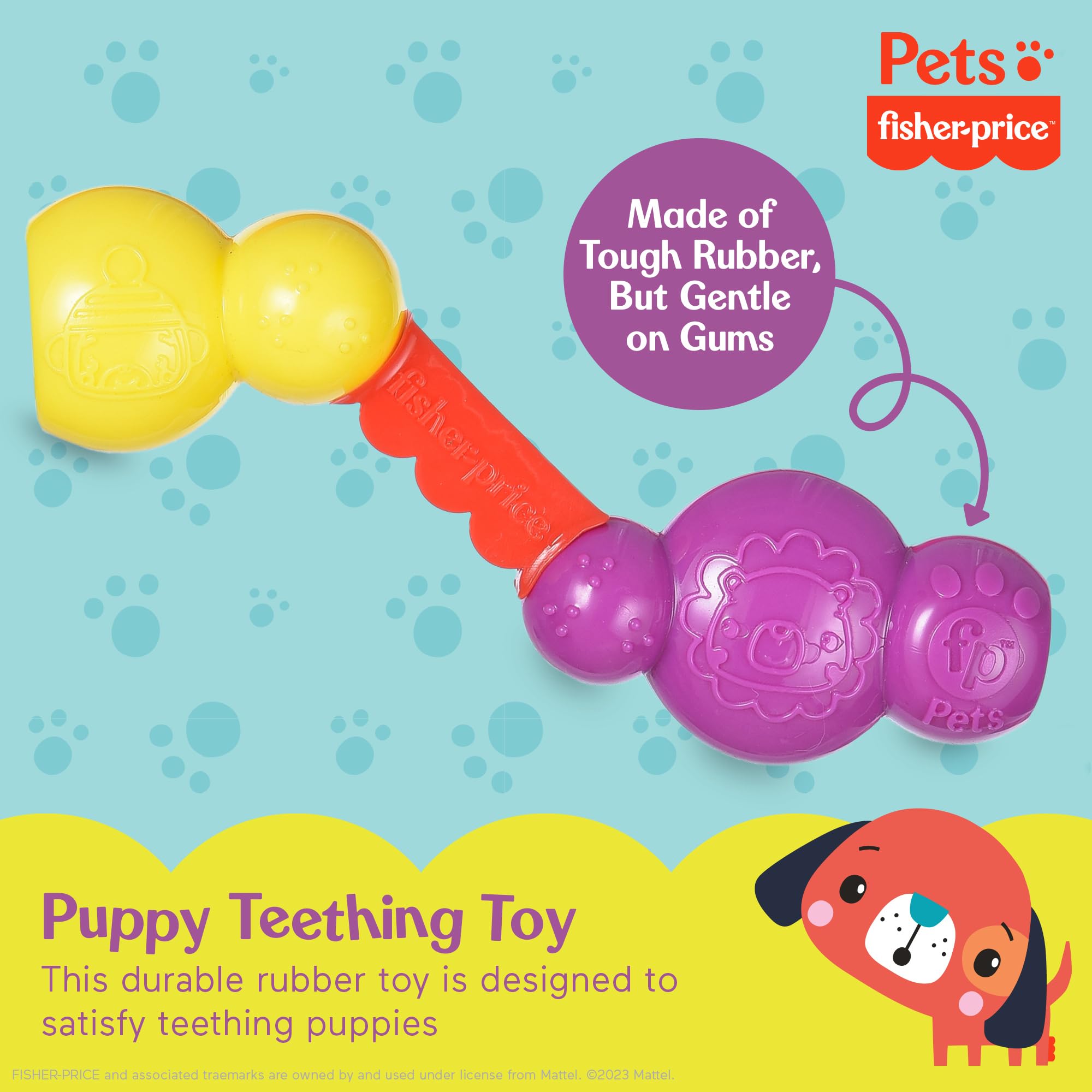 Foto 3 pulgar | Anillo De Dentición Fisher-price Key-9 Para Cachorros - Venta Internacional.