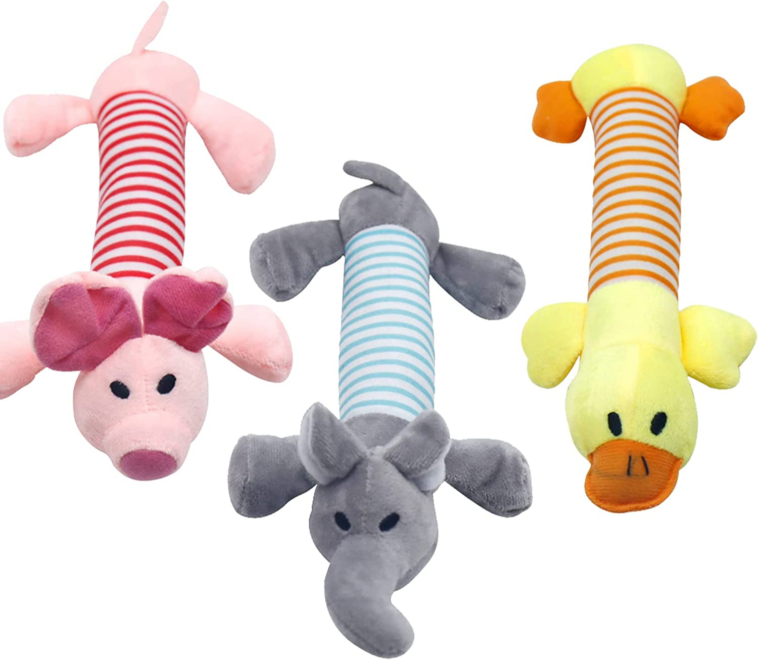 Foto 2 pulgar | Juguetes Masticables Para Cachorros De Peluche Huoguo Para Perros Pequeños Con Chirriadores - Venta Internacional.