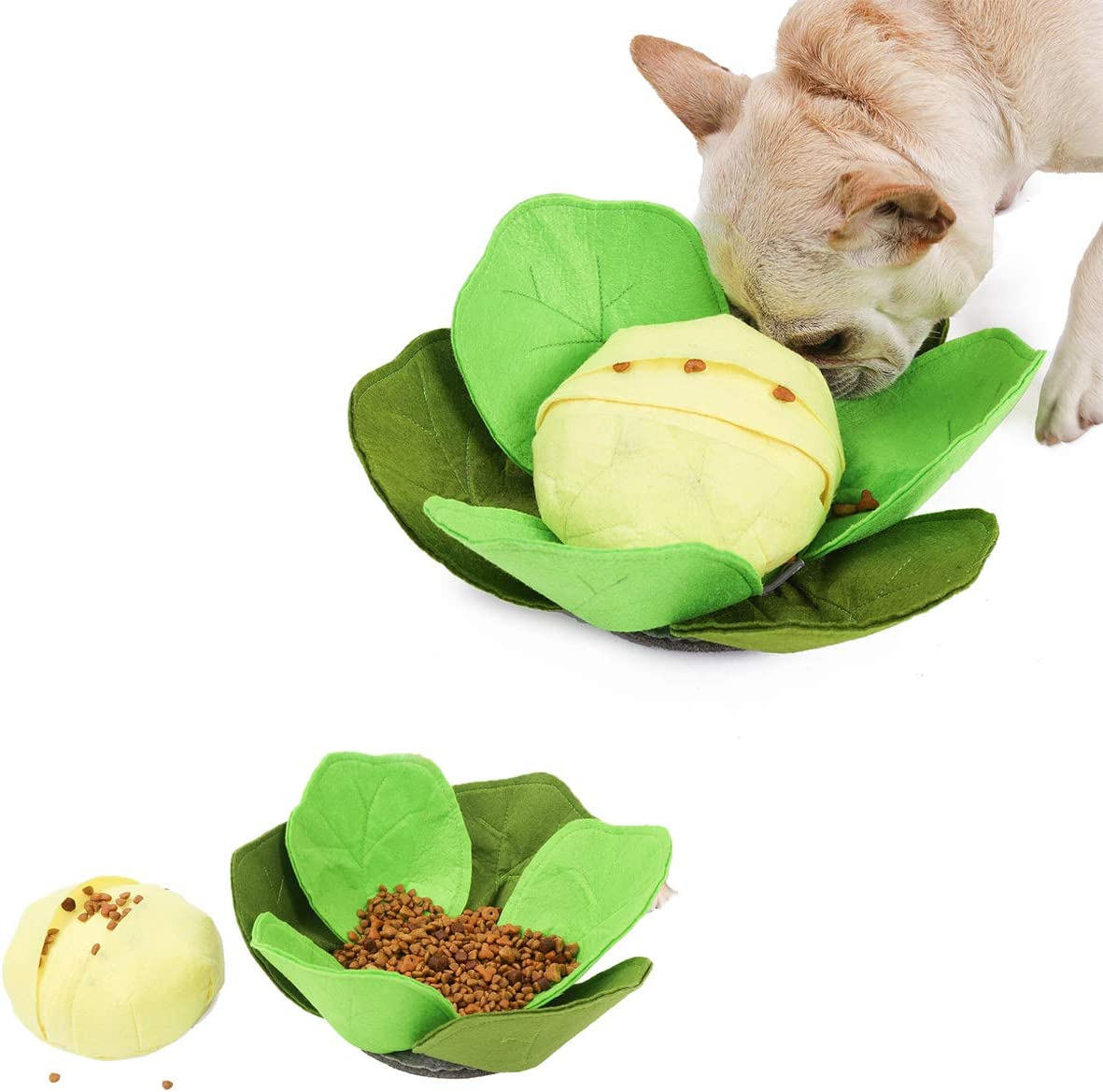 Juguete De Entrenamiento Para Oler Perros Huoguo Repollo Con Comedero - Venta Internacional.
