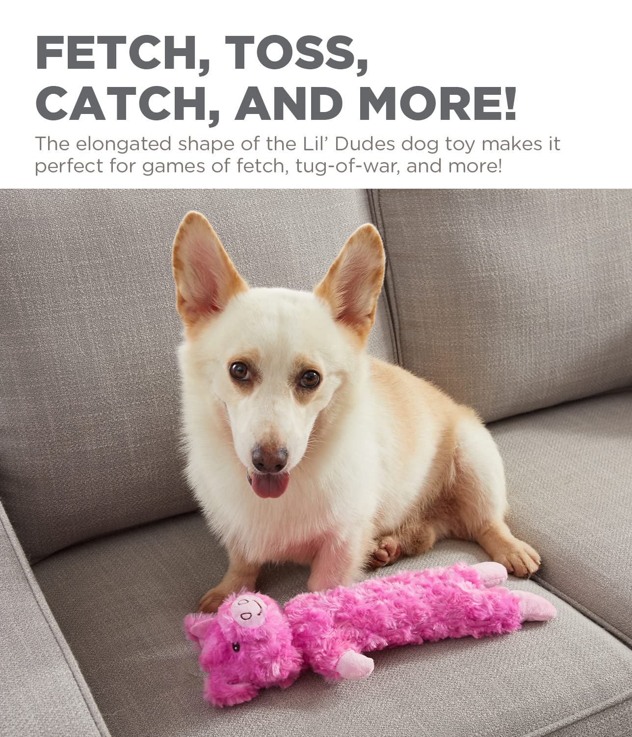 Foto 4 | Juguete De Peluche Para Perros Outward Hound Lil' Dudes Pig - Venta Internacional.