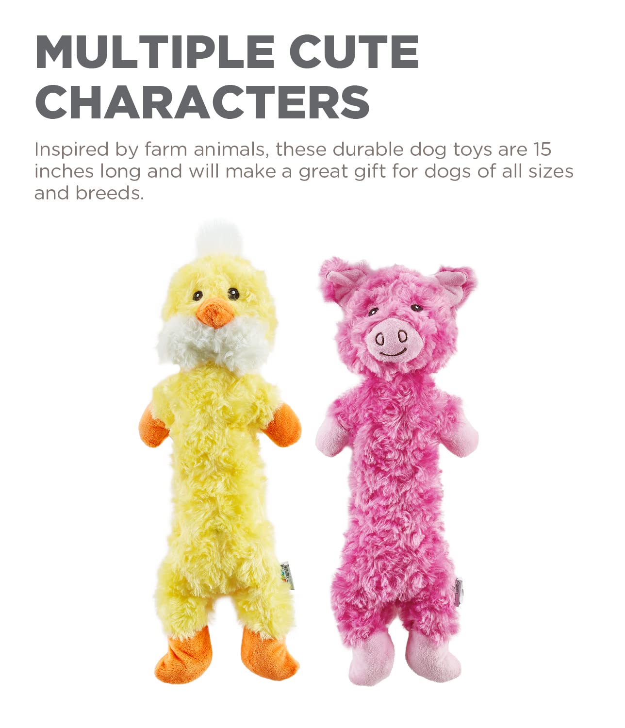 Foto 7 pulgar | Juguete De Peluche Para Perros Outward Hound Lil' Dudes Pig - Venta Internacional.