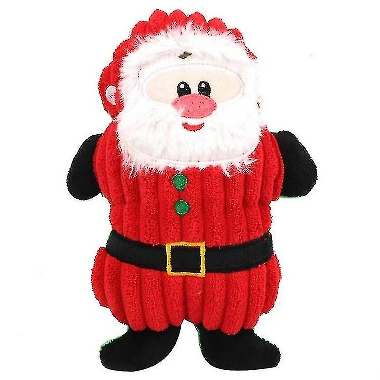 Juguete De Peluche Navideño Para Perros Y Mascotas, Papá Noel, Masticable, Squeaker Wj084 - Venta Internacional.