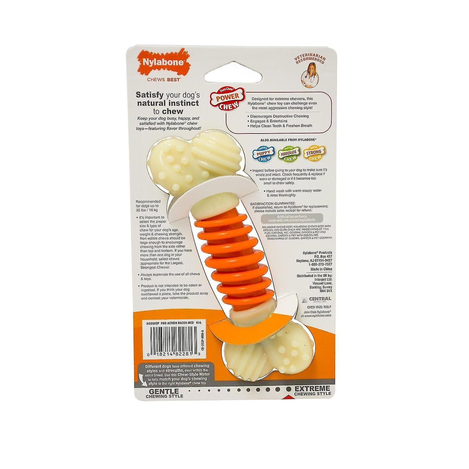 Foto 3 pulgar | Masticador Dental Para Perros Huoguo Pro-action, Tamaño Mediano - Venta Internacional.