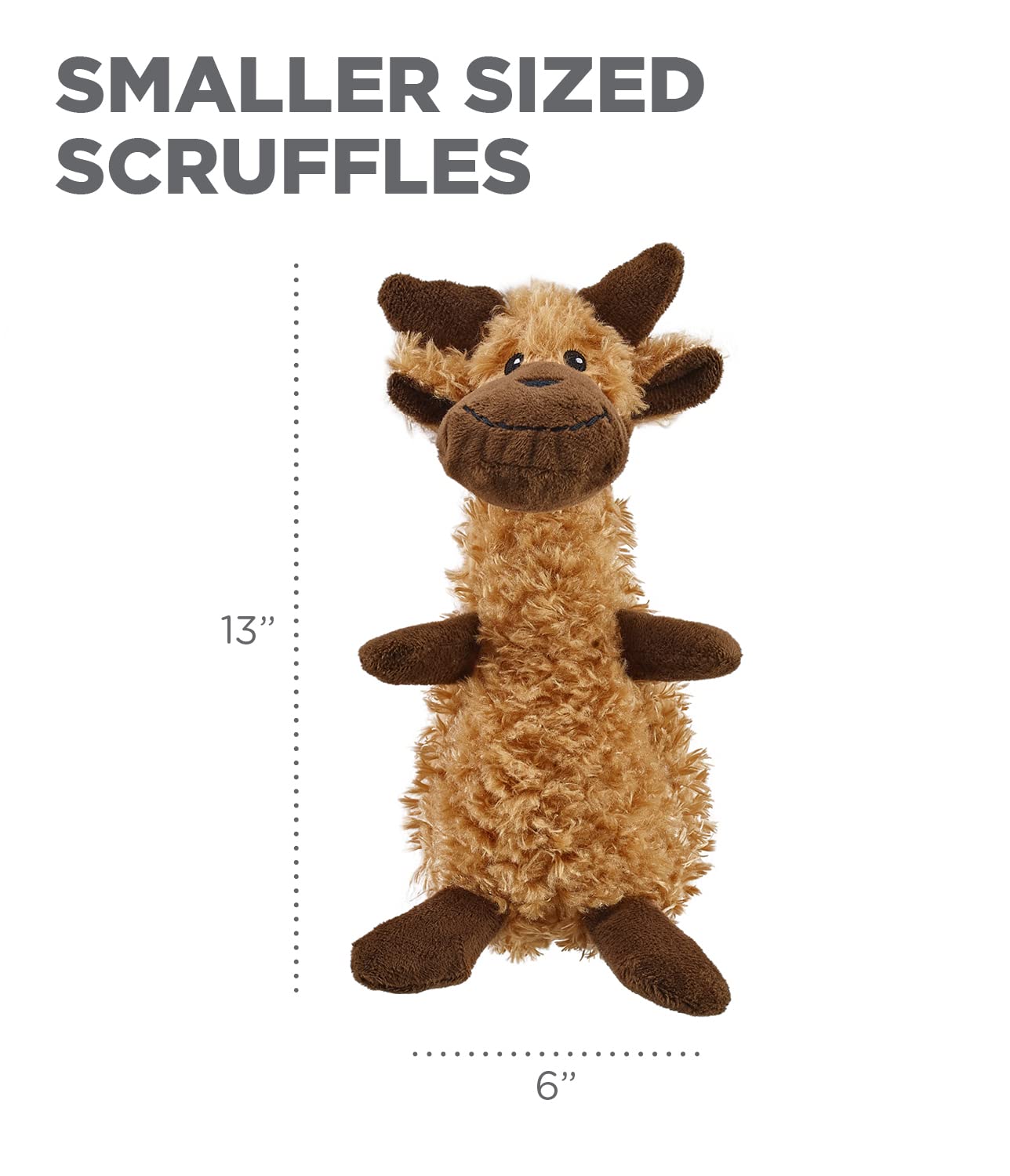 Foto 8 pulgar | Juguete Para Perros Outward Hound Scruffles Moose Plush Squeaky Squeaky Squeaky - Venta Internacional.