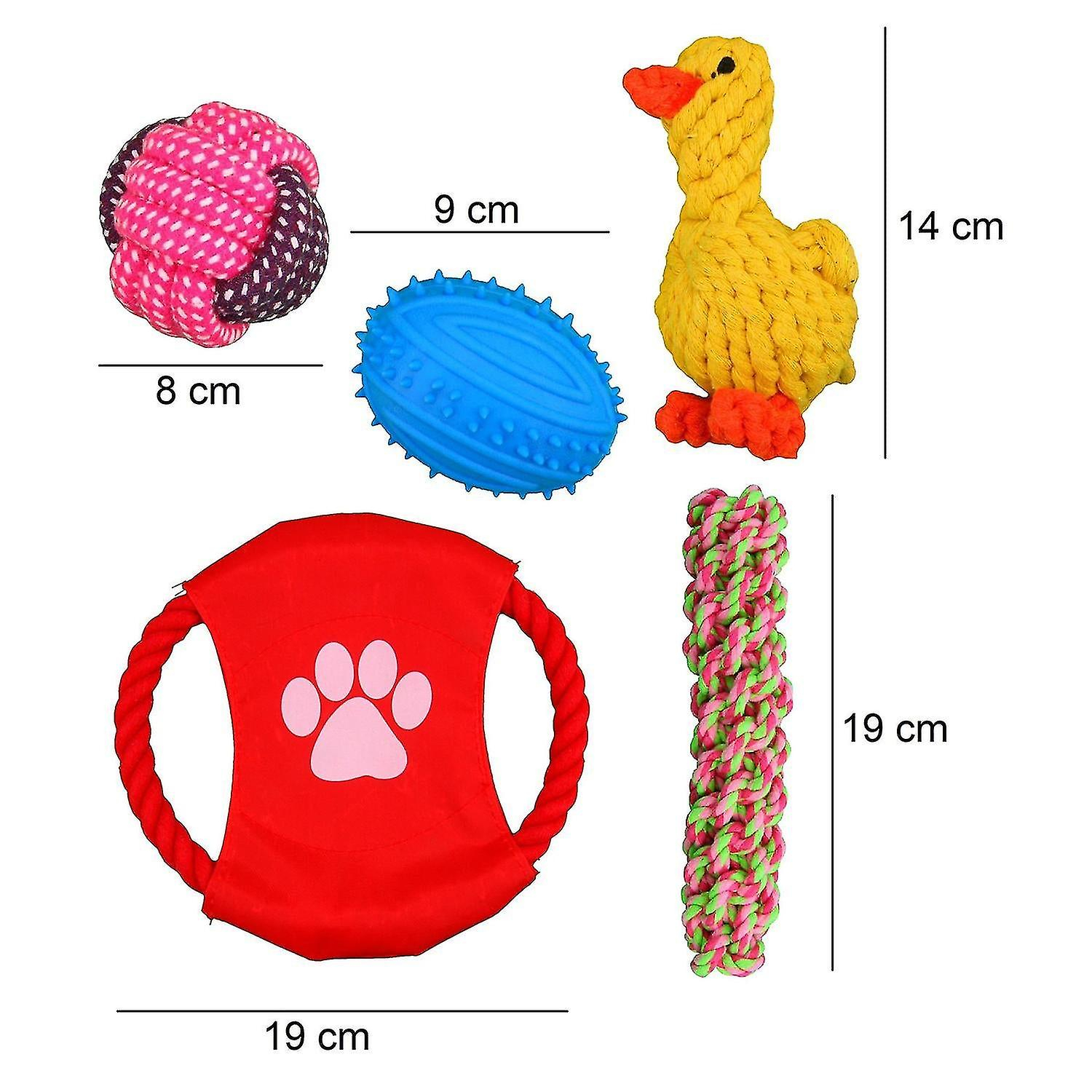 Foto 4 pulgar | Dog Toys Huoguo, Paquete De 10 Unidades Para Perros Grandes, Juguetes Duraderos Para Masticar - Venta Internacional.