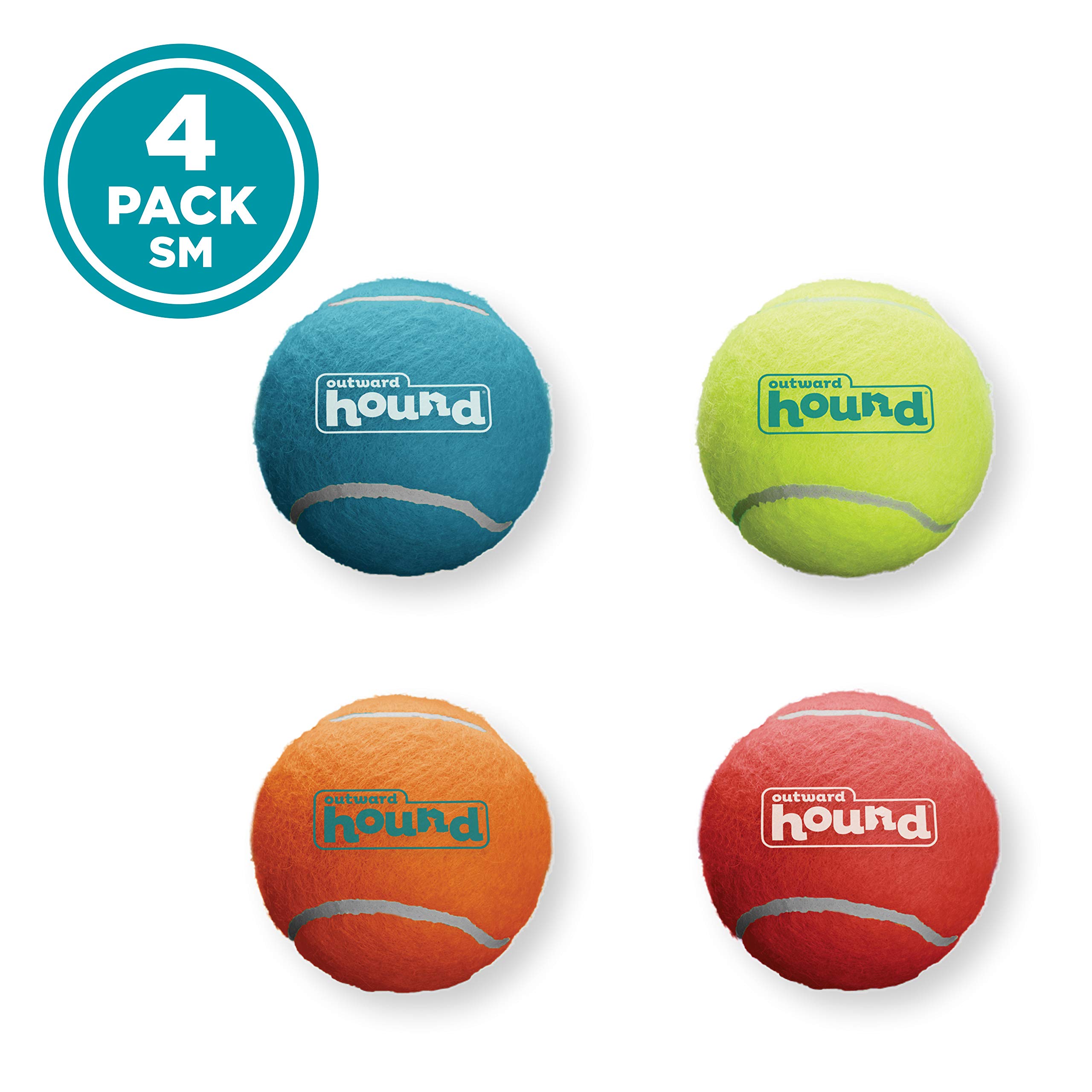 Foto 7 pulgar | Juguete Para Perros Outward Hound Squeaker Ballz Fetch Small, Paquete De 4 - Venta Internacional.