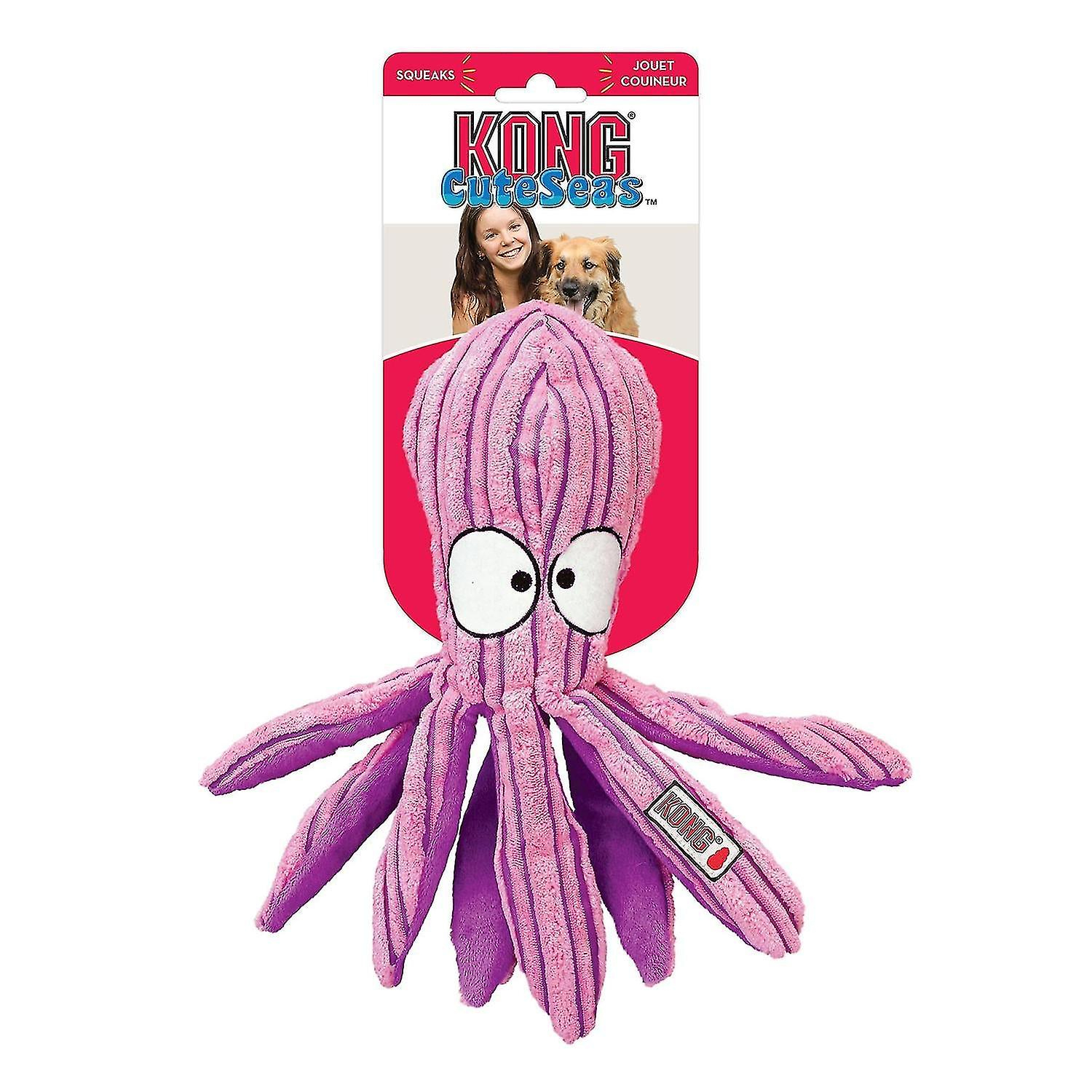 Foto 3 pulgar | Juguete Para Perros Huoguo Cuteseas Octopus, Tamaño Grande, Con Chirrido Y Arrugado - Venta Internacional.