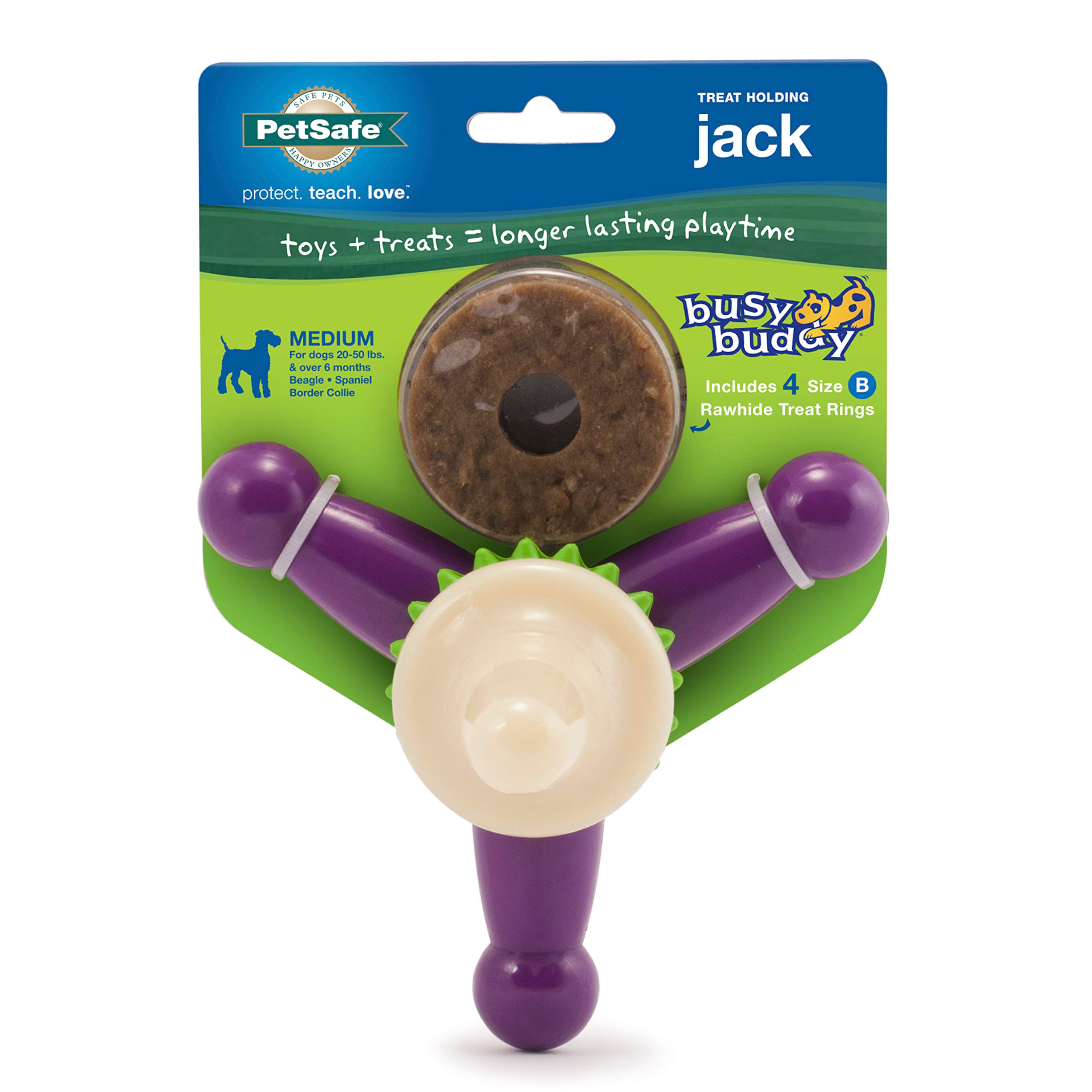 Foto 1 | Juguete Masticable Petsafe Busy Buddy Jack Para Perros Medianos - Venta Internacional.