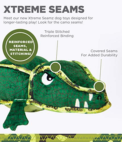 Foto 4 pulgar | Juguete Para Perros Outward Hound Xtreme Seamz Alligator Squeaky - Venta Internacional.