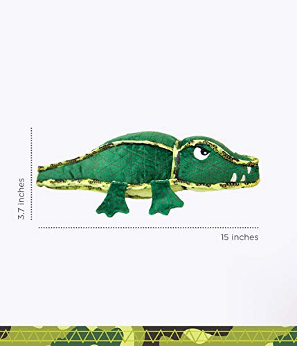 Foto 7 pulgar | Juguete Para Perros Outward Hound Xtreme Seamz Alligator Squeaky - Venta Internacional.