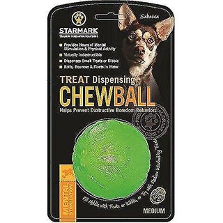 Foto 1 | Bola Masticable Con Dispensador De Golosinas Para Perros Medianos Huoguo - Venta Internacional.