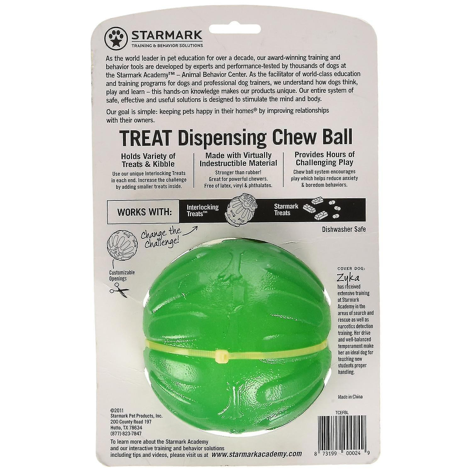 Foto 3 pulgar | Bola Masticable Con Dispensador De Golosinas Para Perros Medianos Huoguo - Venta Internacional.