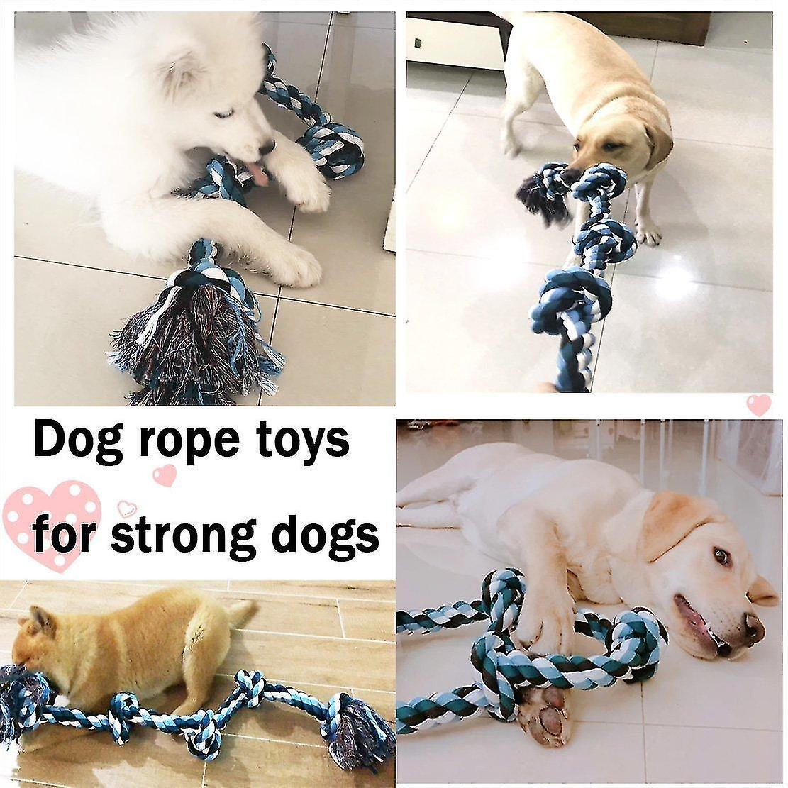 Foto 6 pulgar | Cuerda Para Perros Huoguo Xxl, 91 Cm, Para Perros Grandes Y Fuertes, 5 Nudos - Venta Internacional.