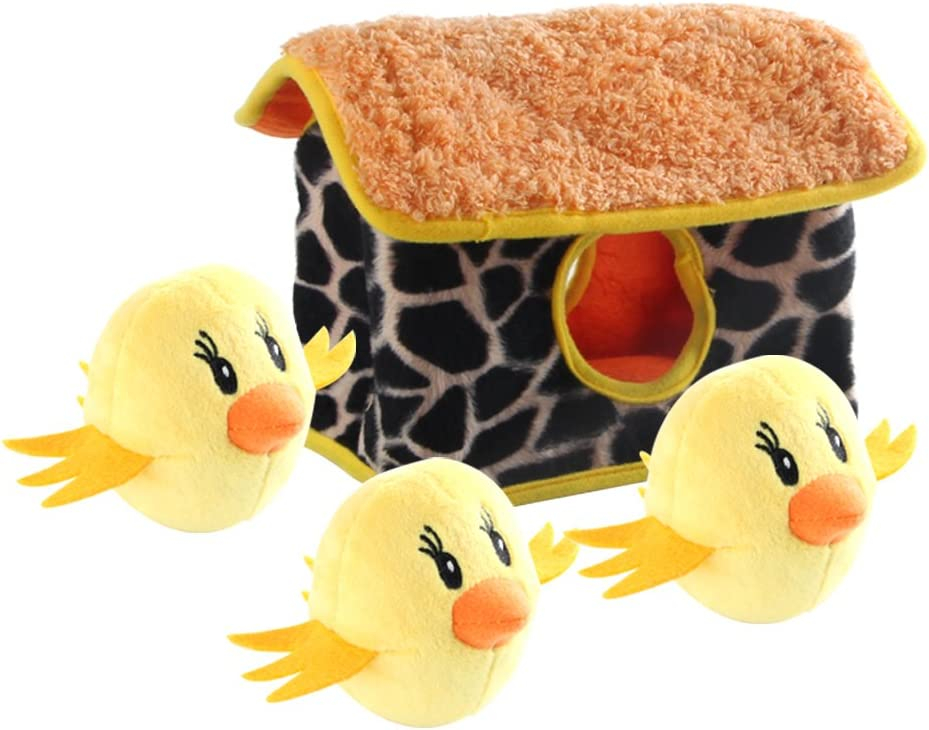 Juguetes Interactivos Para Perros Huoguo Hide And Seek Con Squeaky Chick - Venta Internacional.